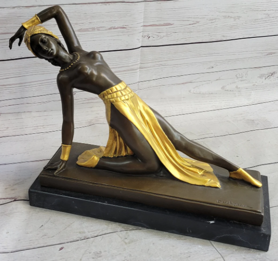 bronze dancer sculpture