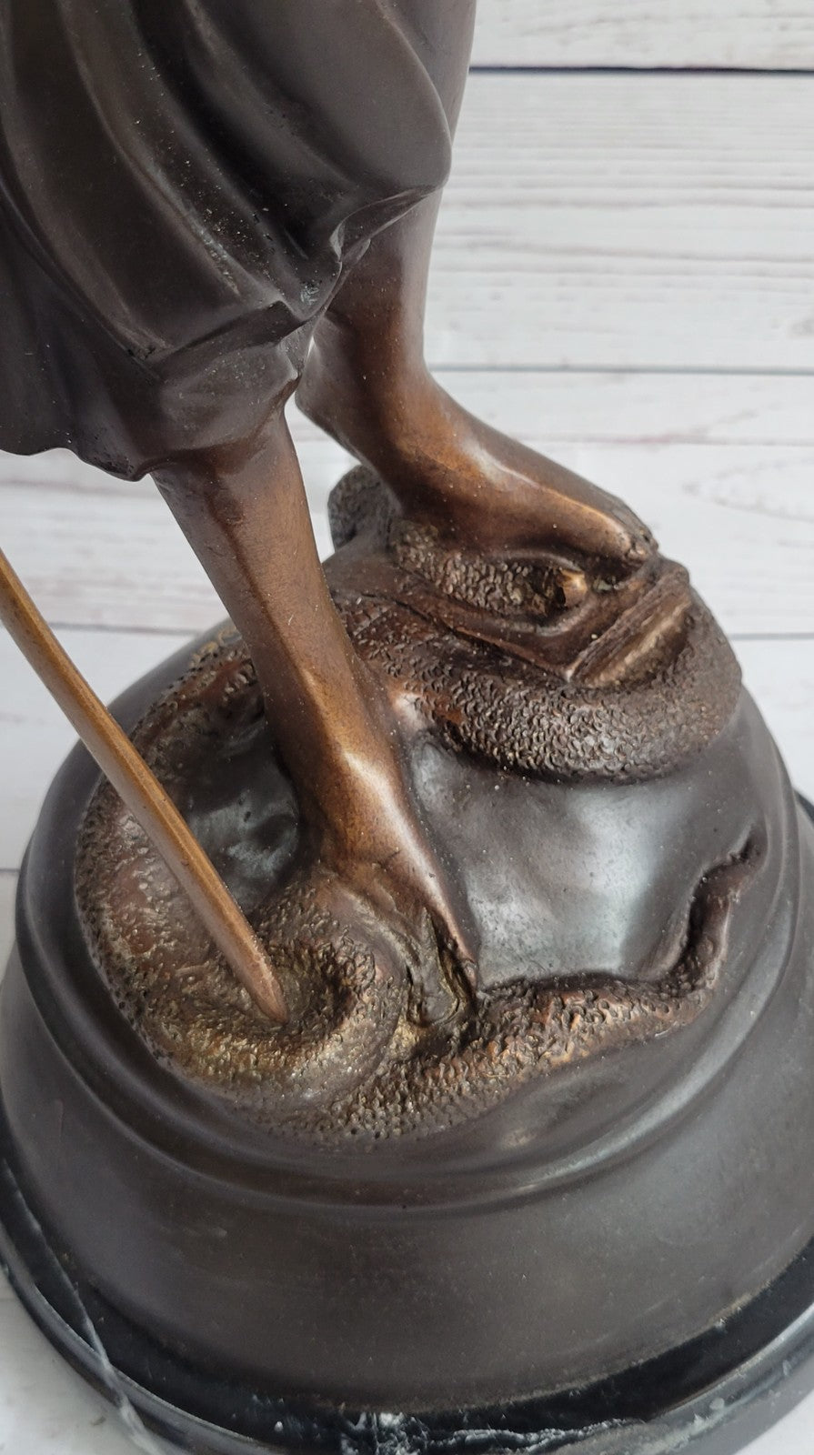 Nude Bronze Statue Sculpture Lady Scales Blind Justice Law Figure Figurine Lawyer