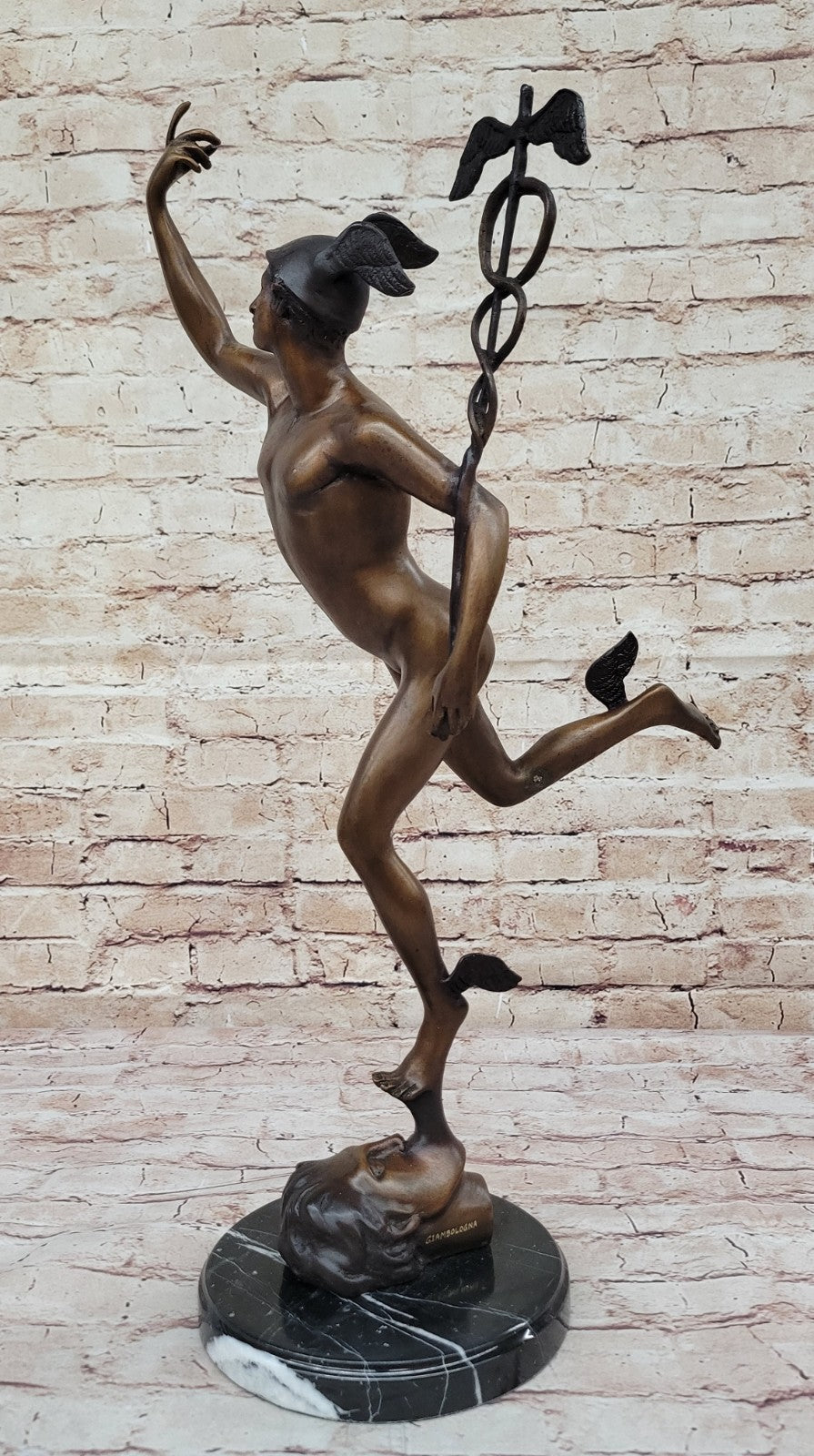 Hot Cast Hermes Giambologna Mercury Bronze Sculpture Artwork