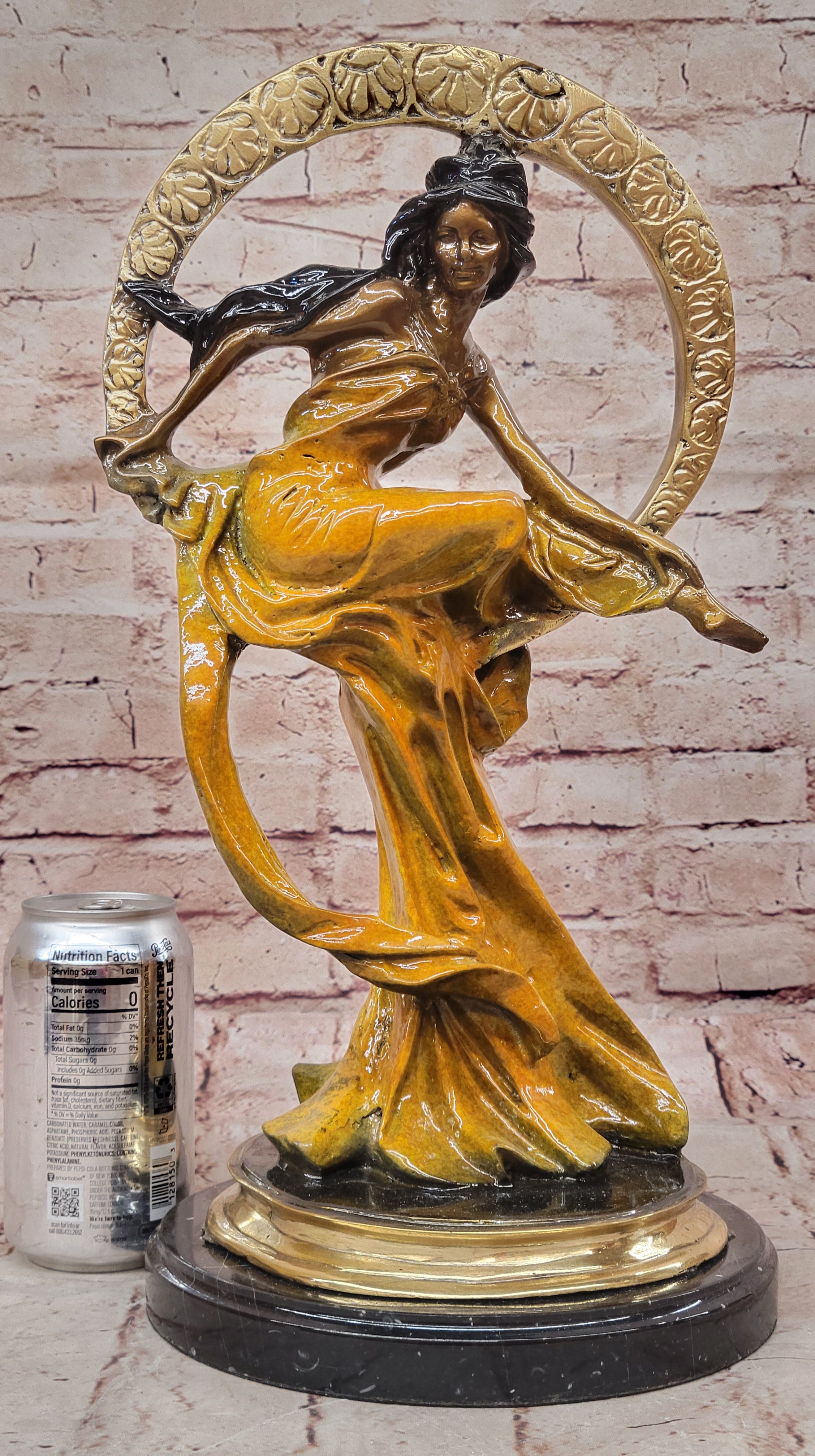 Bronze Venus Goddess of Love Sculpture Signed Collett Museum Quality Fine Art
