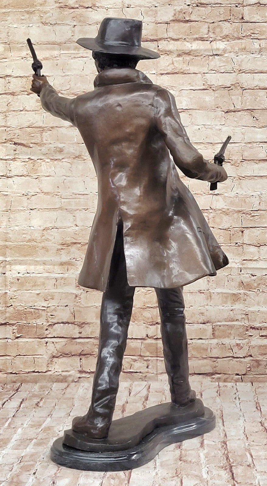 Russell`s Wyatt Earp Bronze Sculpture: Two Gun Shooter Collector Edition