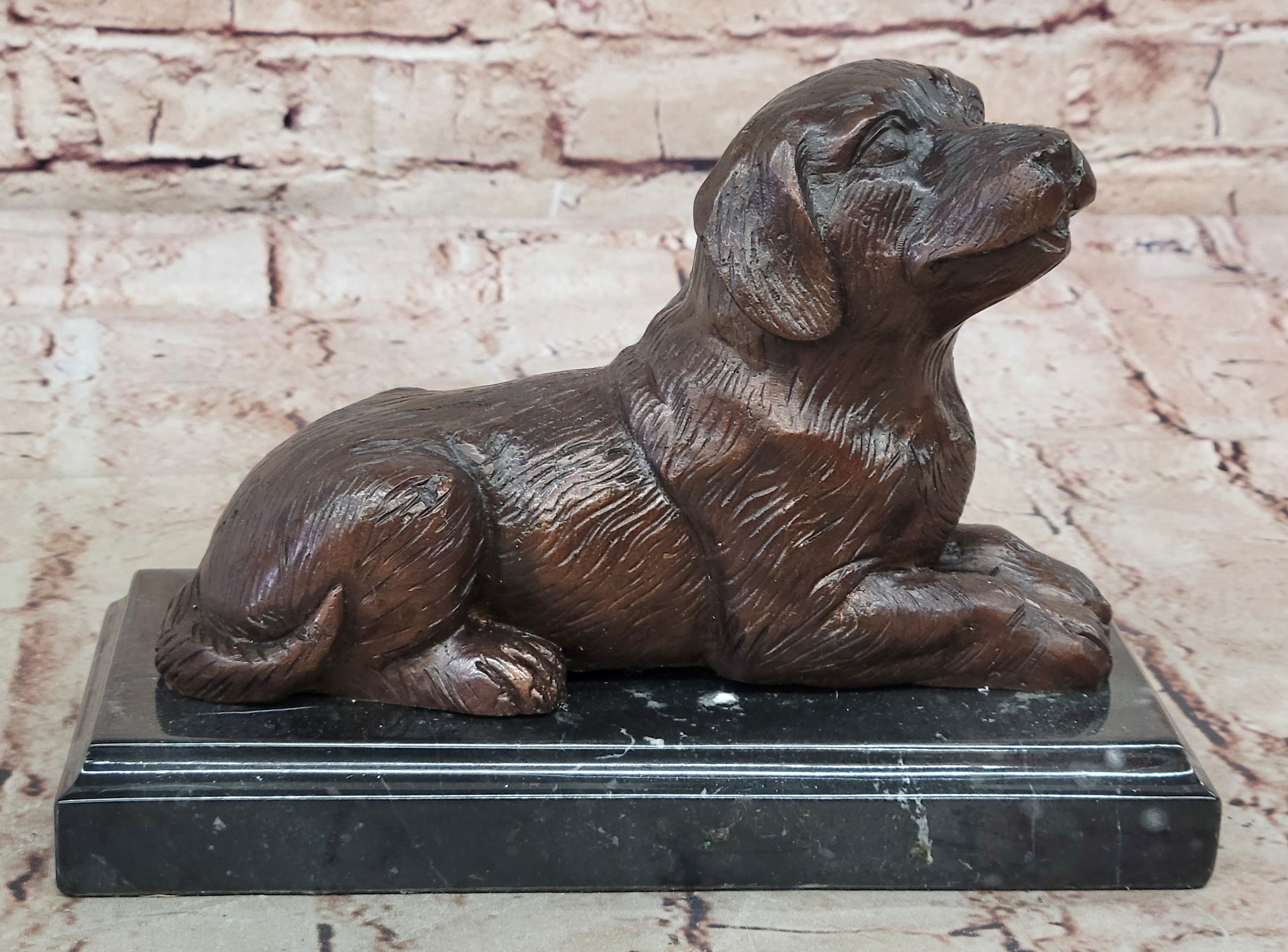 Moigniez Labrador Bronze Statue – Pet Lover Gift Hand Made Dog Sculpture