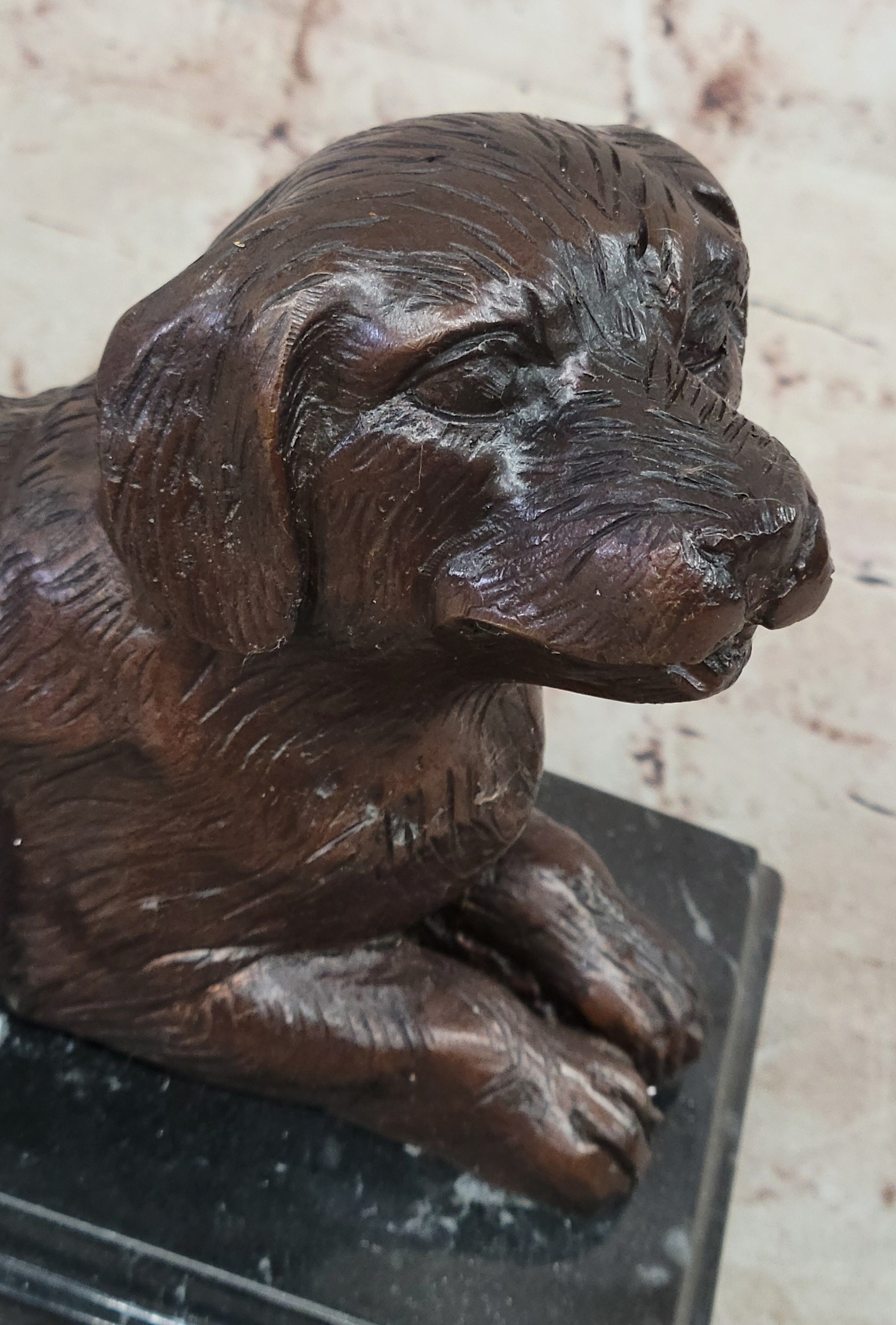 Moigniez Labrador Bronze Statue – Pet Lover Gift Hand Made Dog Sculpture