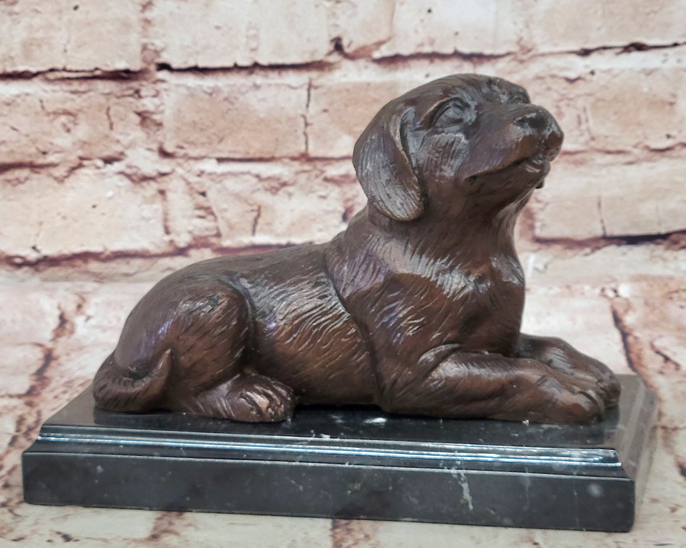 Moigniez Labrador Bronze Statue – Pet Lover Gift Hand Made Dog Sculpture