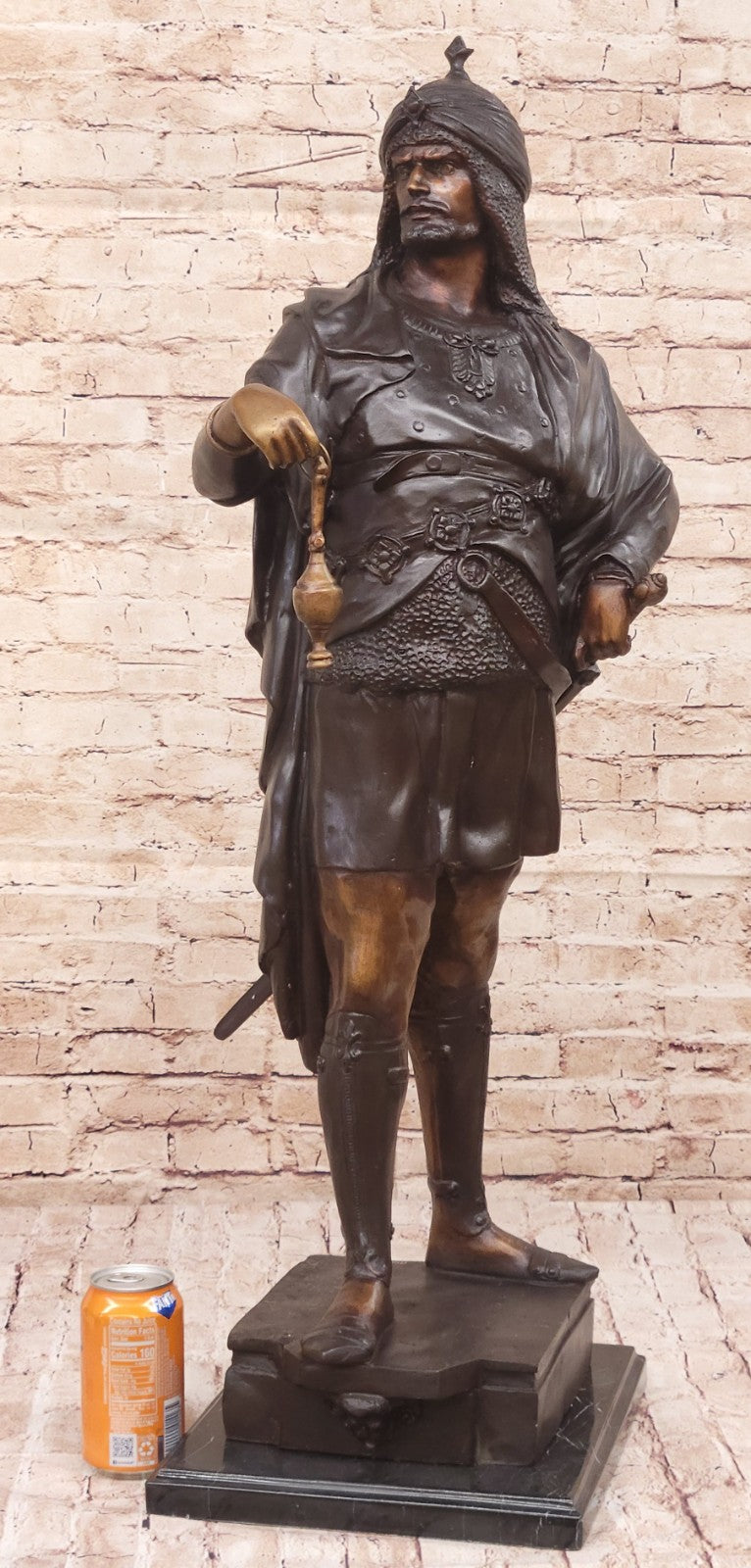 Handcrafted Artwork Bronze Figure Decoration Depict Museum Original Quality