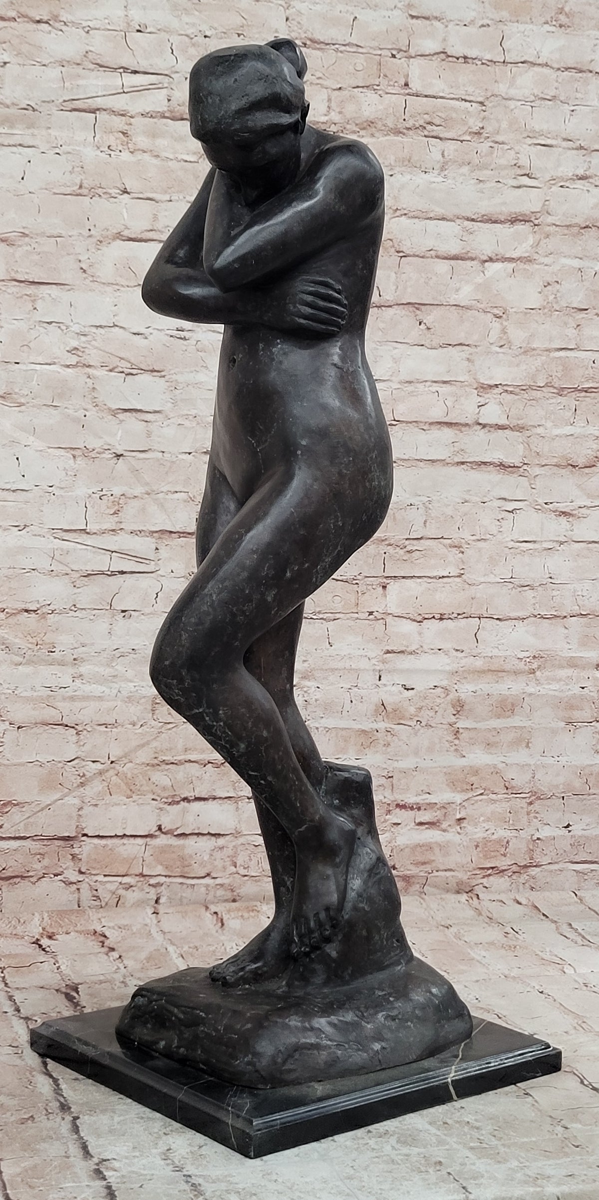 Bronze Sculpture Museum Quality Artwork Eve by Rodin Home Office Designer Decor