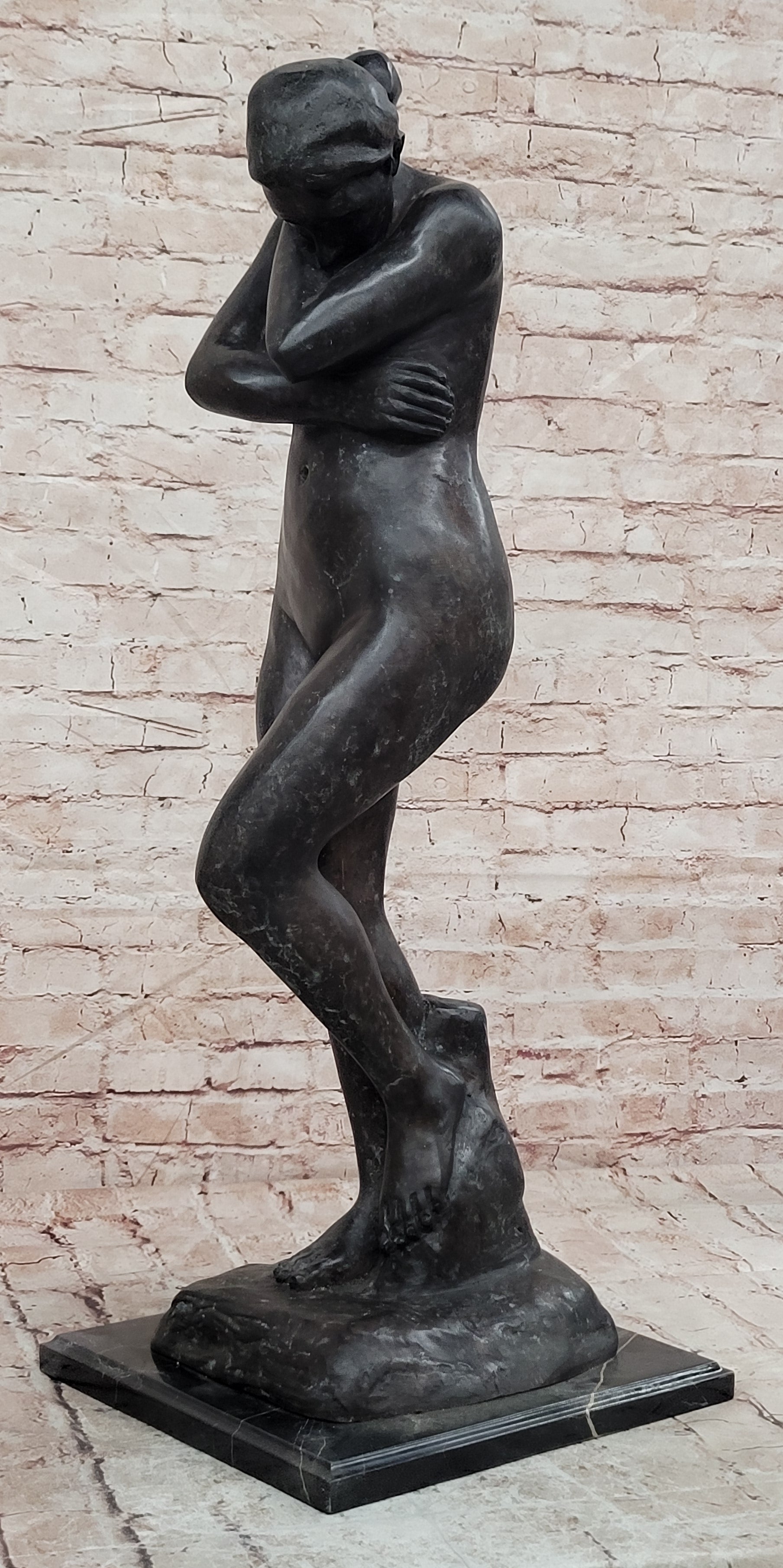 Bronze Sculpture Museum Quality Artwork Eve by Rodin Home Office Designer Decor