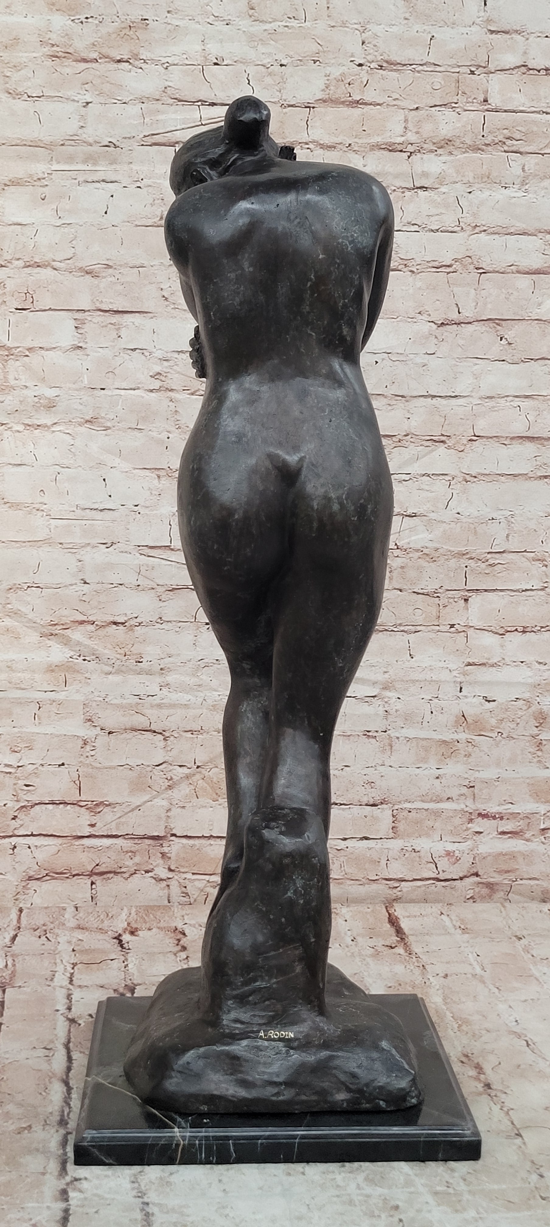 Bronze Sculpture Museum Quality Artwork Eve by Rodin Home Office Designer Decor