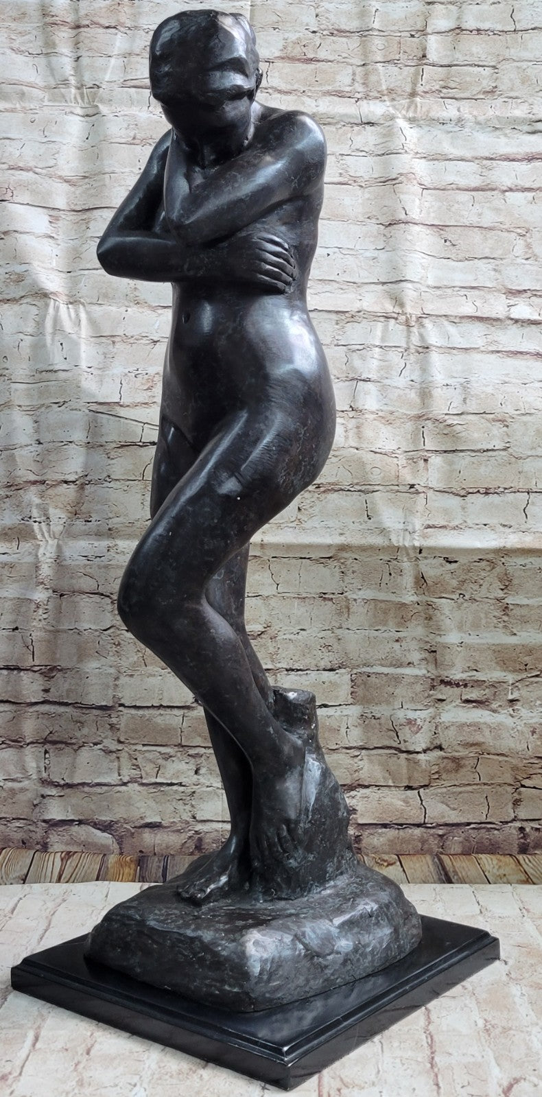 Bronze Sculpture Museum Quality Artwork Eve by Rodin Home Office Designer Decor