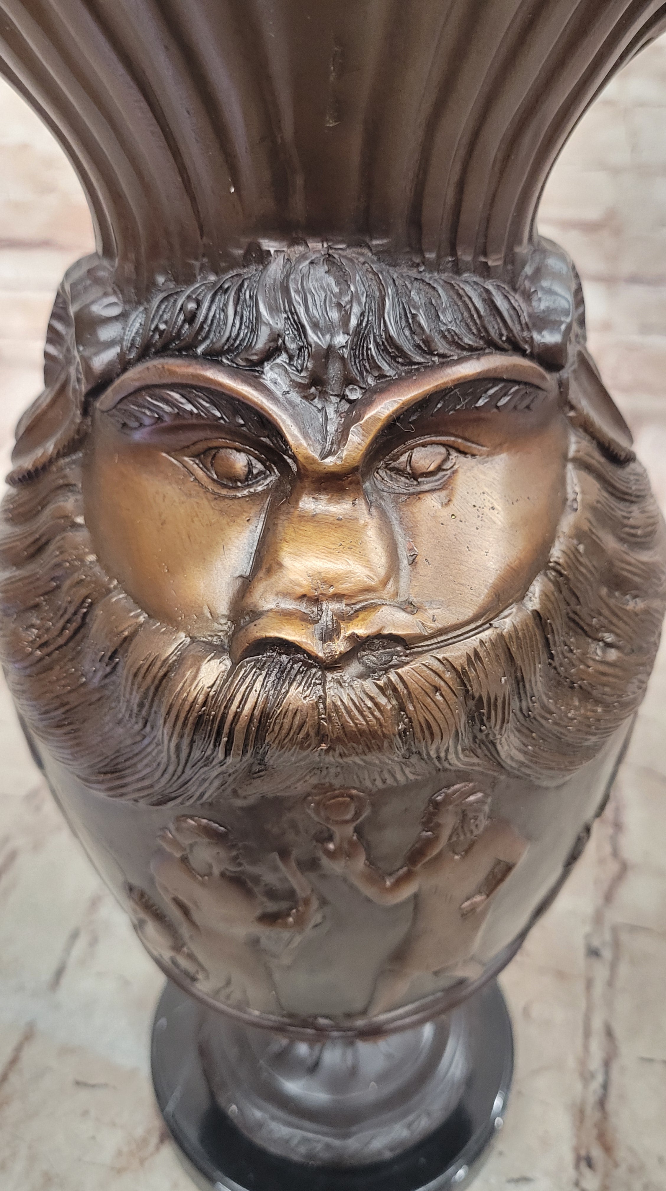 Hand Made Roman Empire Vase by Falconet: Limited Edition Bronze Sculpture