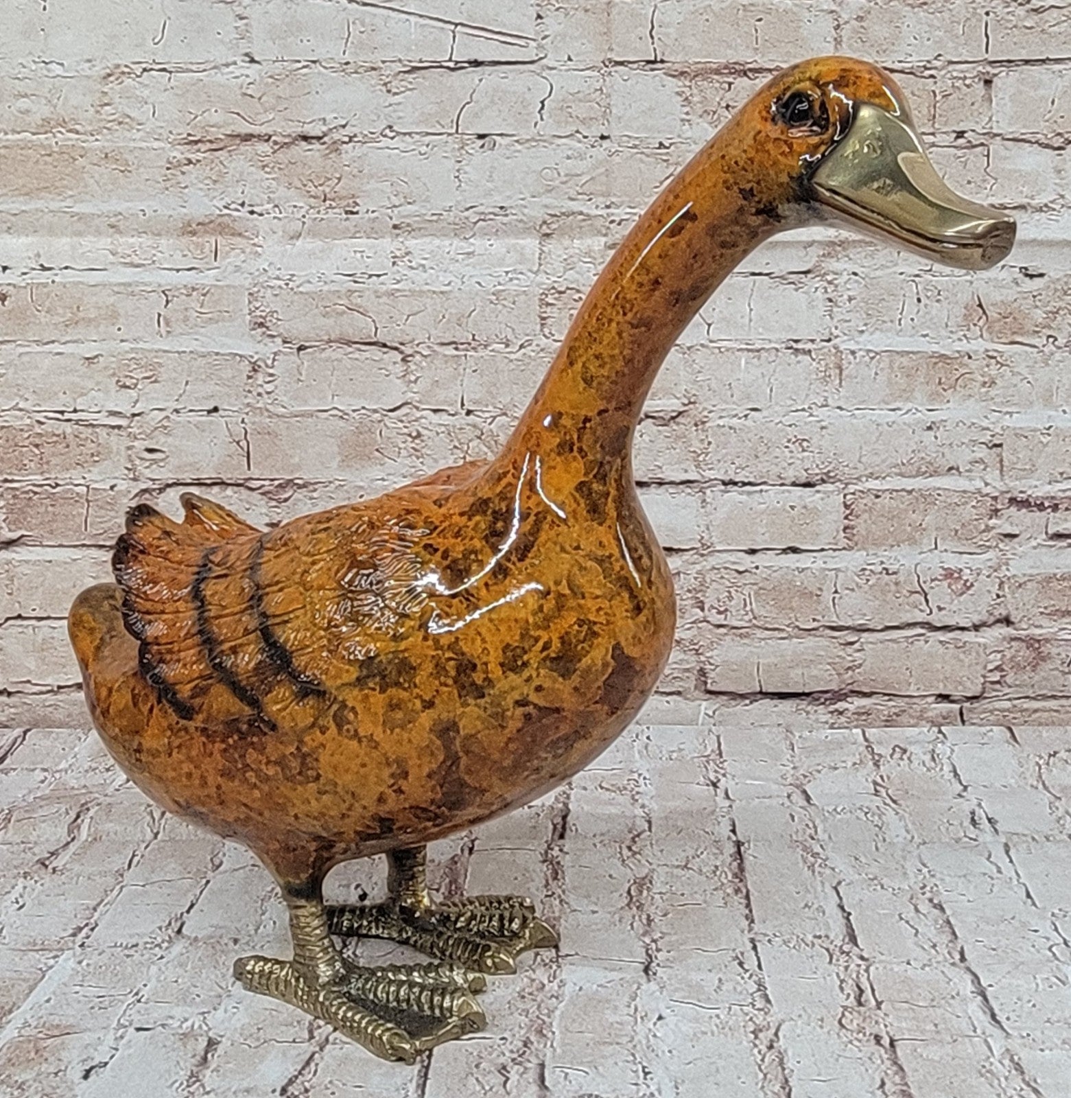 Large Duck Ornament-Home-Garden-Decoration-100% Pure Bronze-Sculpture-Duck Sale