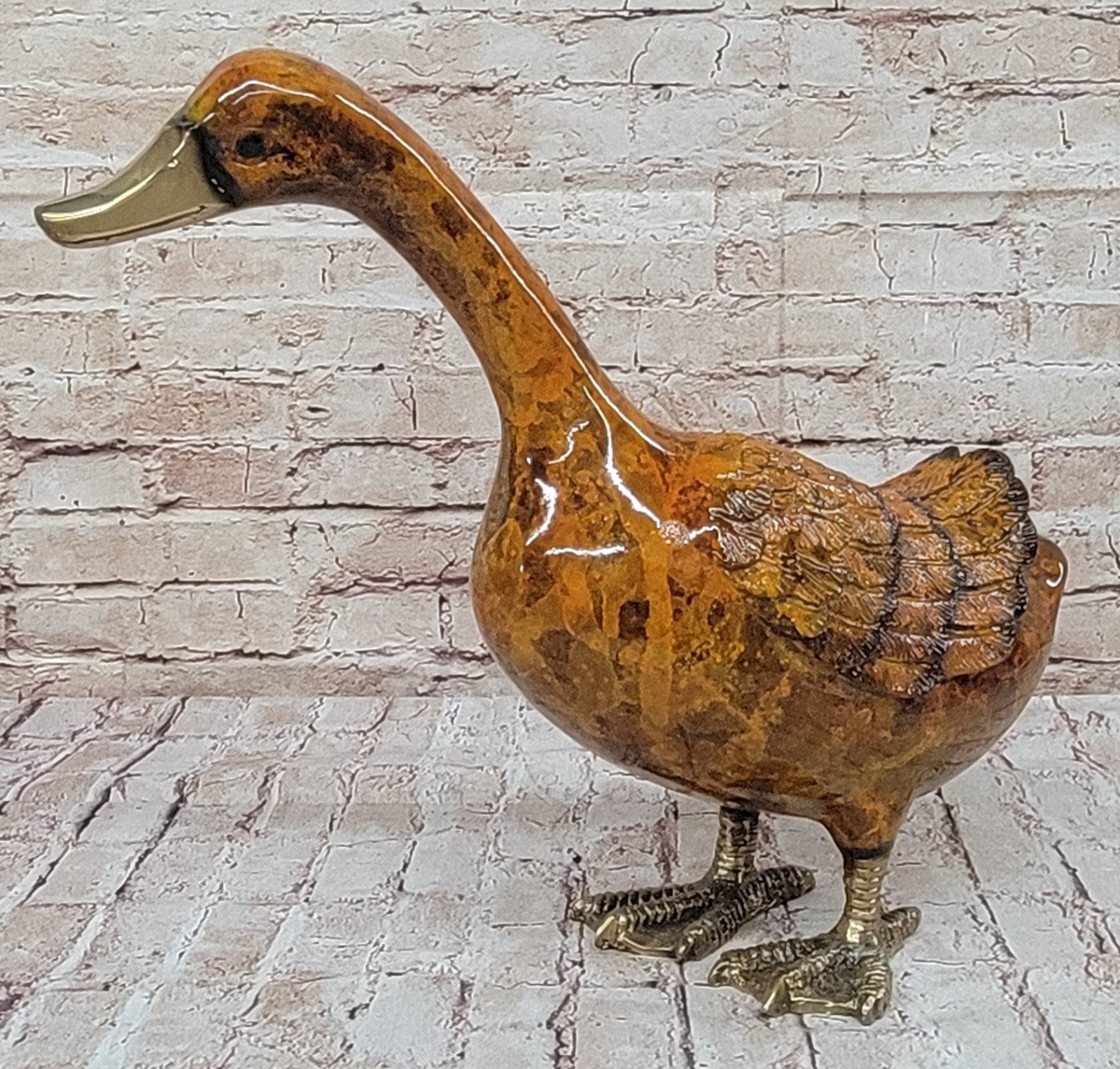 Large Duck Ornament-Home-Garden-Decoration-100% Pure Bronze-Sculpture-Duck Sale