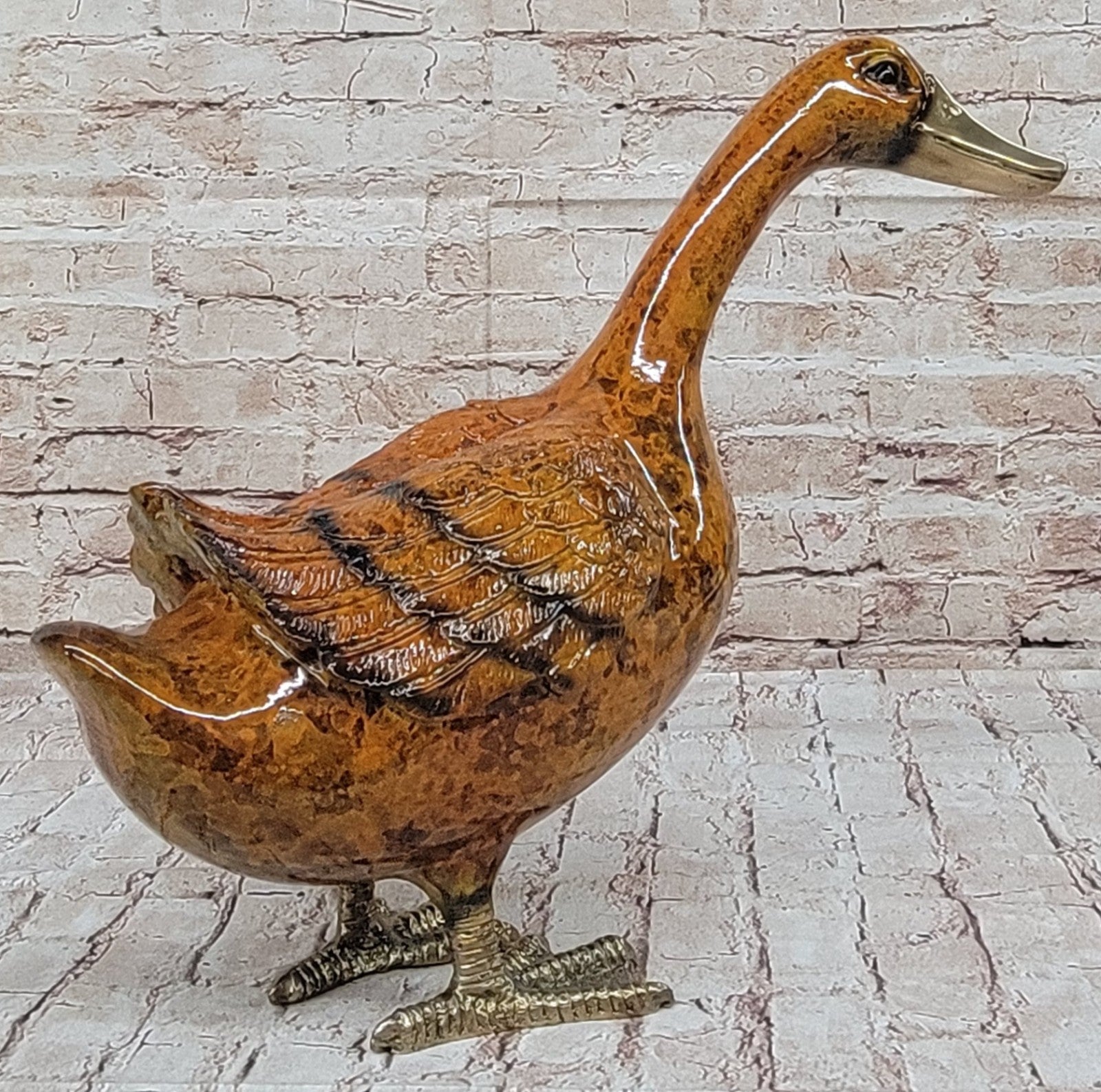 Large Duck Ornament-Home-Garden-Decoration-100% Pure Bronze-Sculpture-Duck Sale