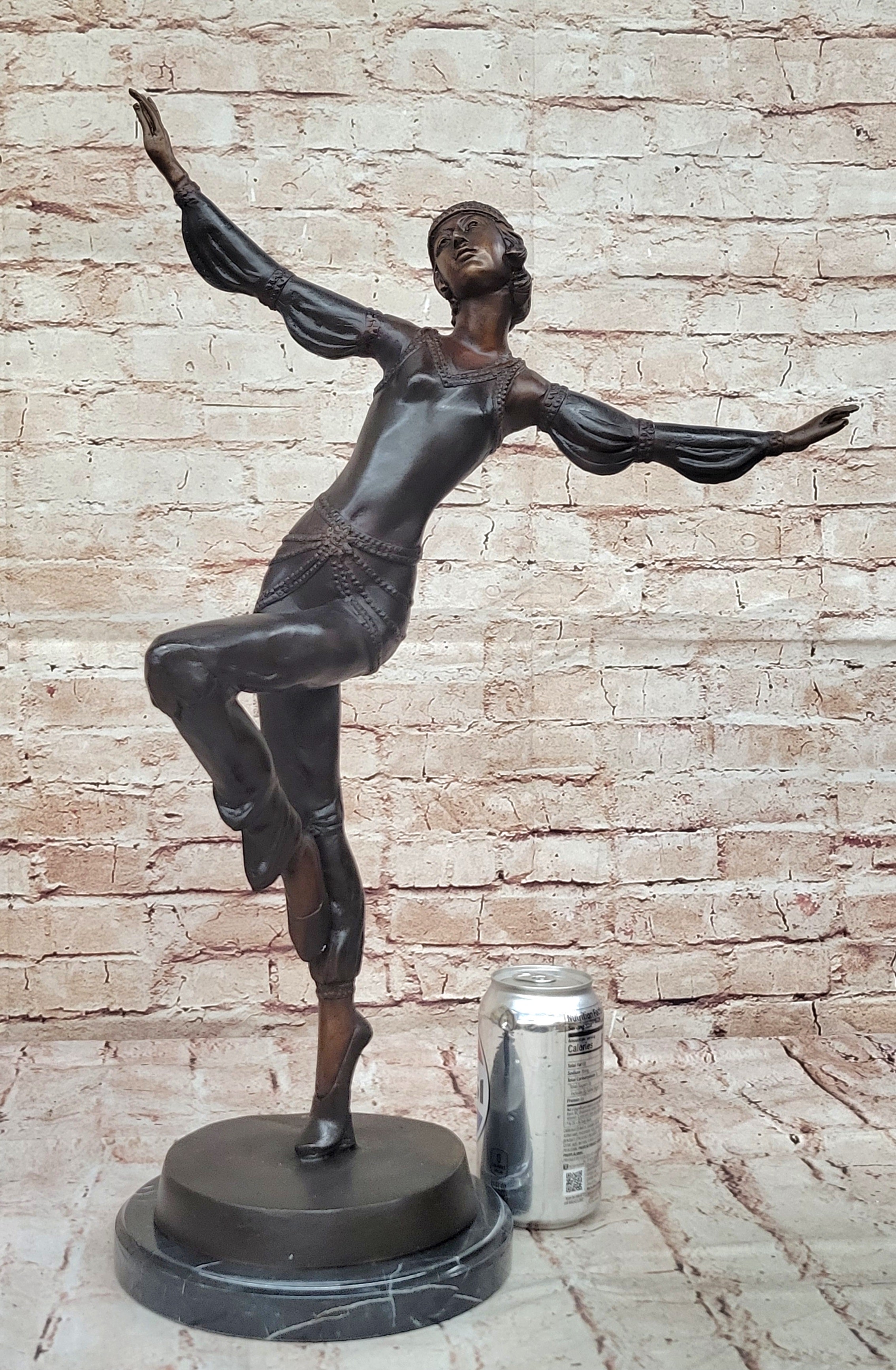 Hot Cast Egyptian Dancer by Romanian Artist Chiparus Bronze Sculpture Statue Sale