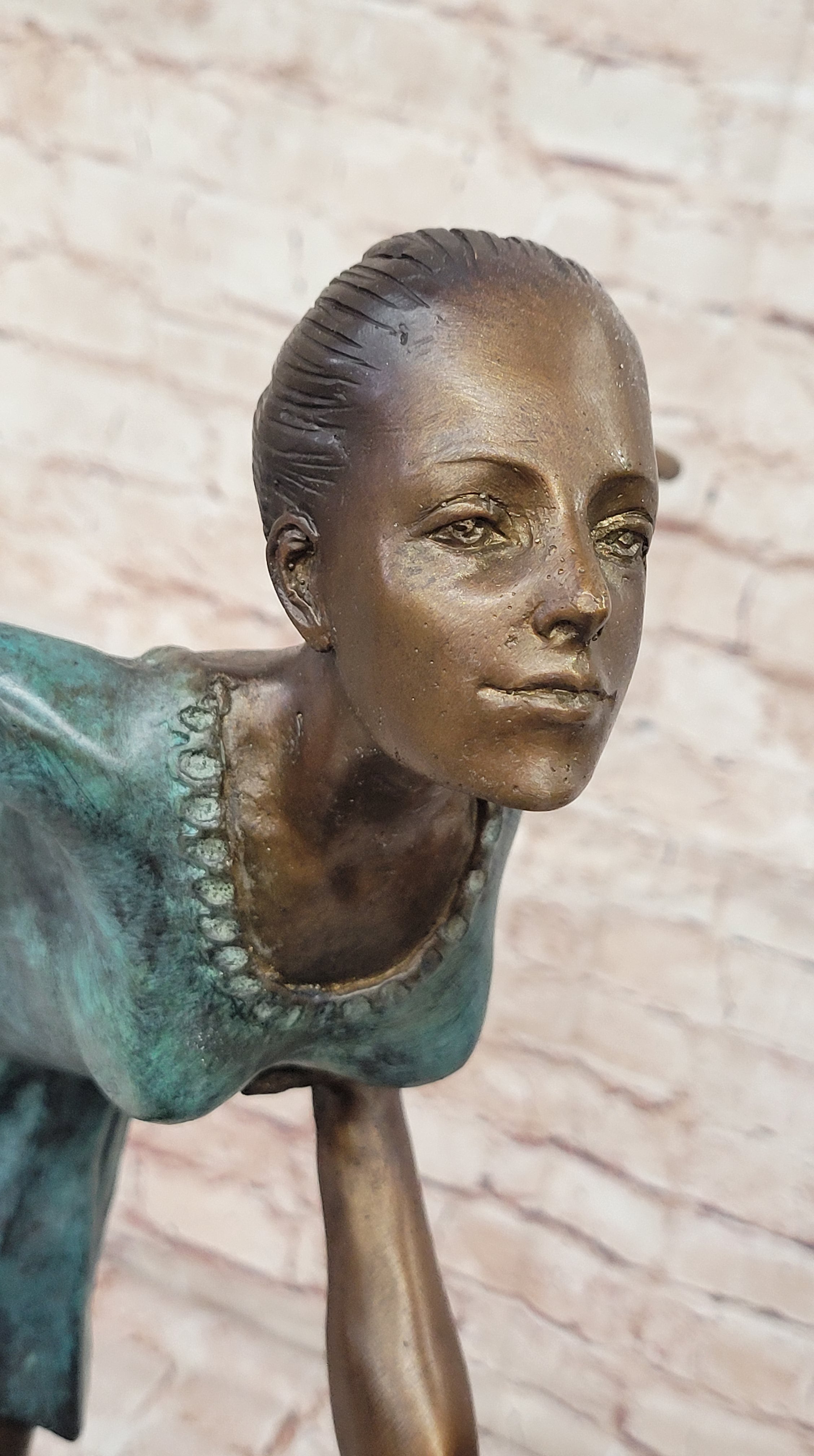 Signed Original Special Patina LTD Edition Museum Quality Bronze home/office deco