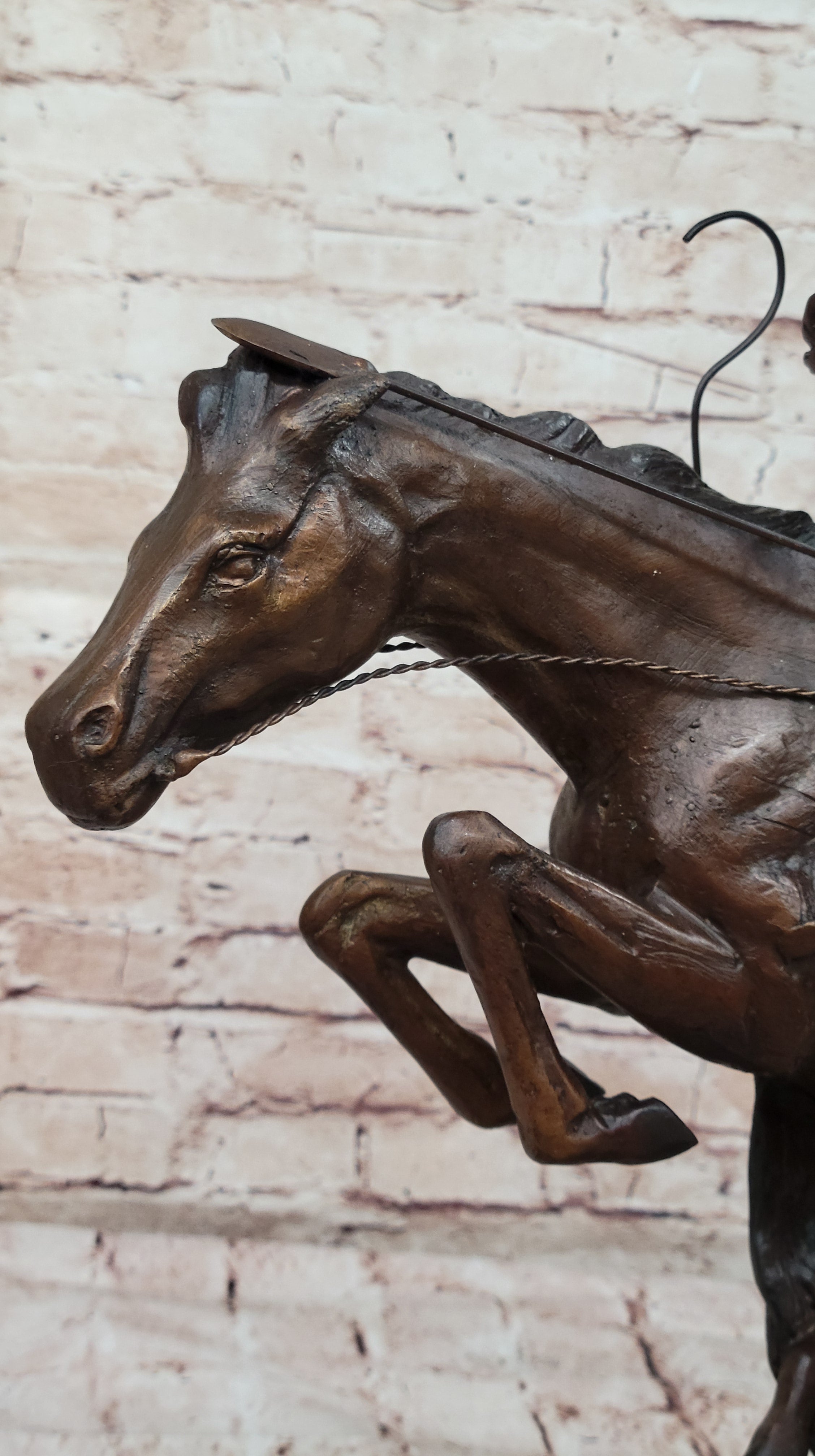 Frederic Remington CHEYENNE Indian Horse Large Bronze Statue Sculpture Figurine