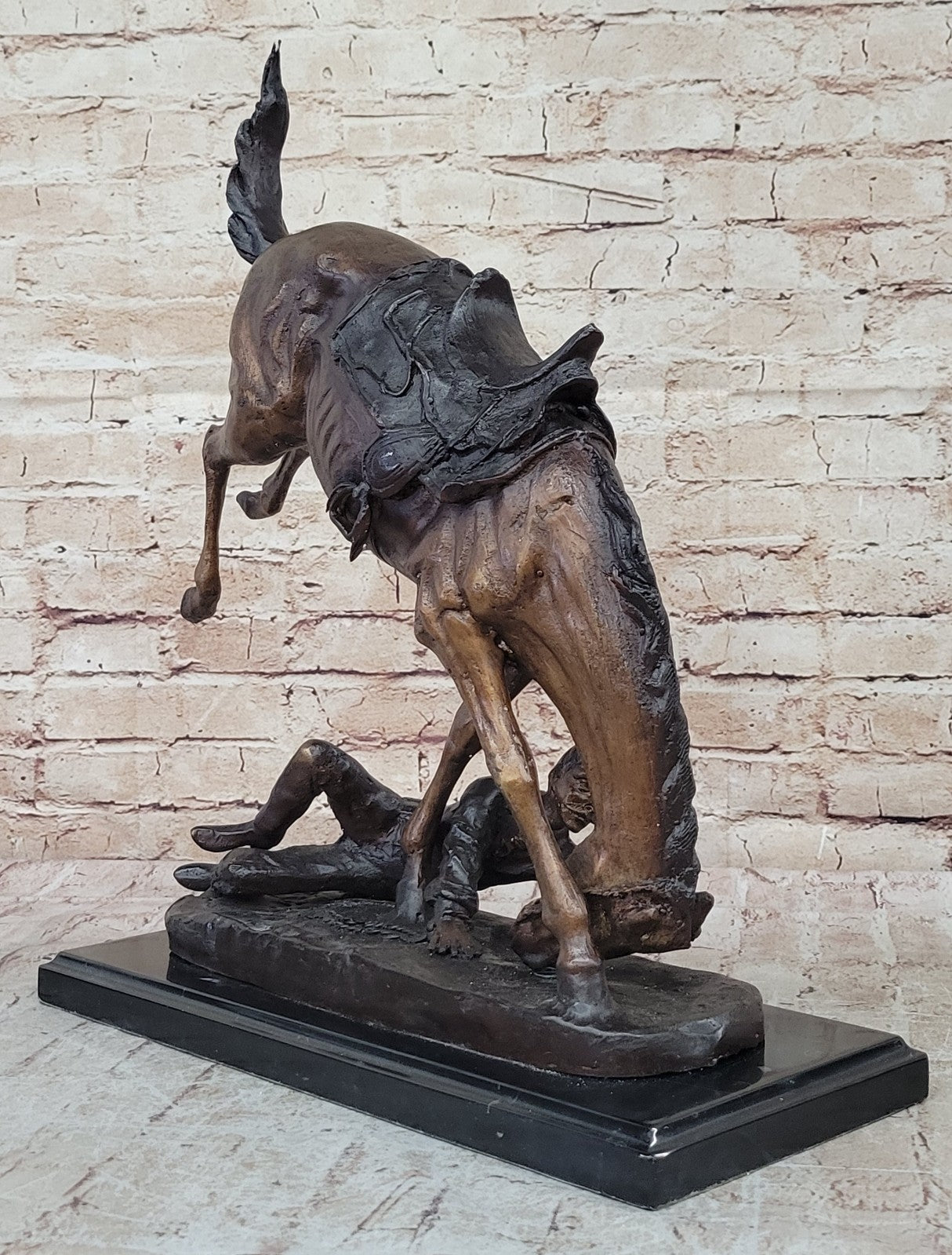 Handcrafted bronze sculpture SALE Decor Art Remington Frederic By Pony Wicked