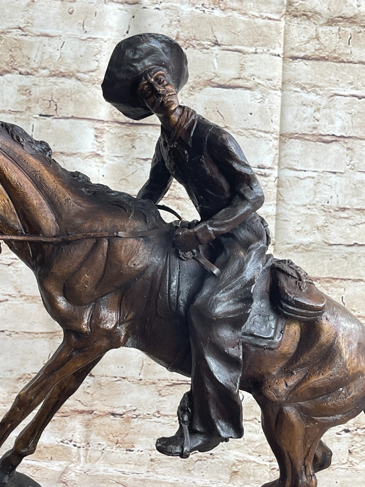 FREDERIC REMINGTON, Mid 20th C. Bronze Sculpture The Cowboy Figurine Figure Sale