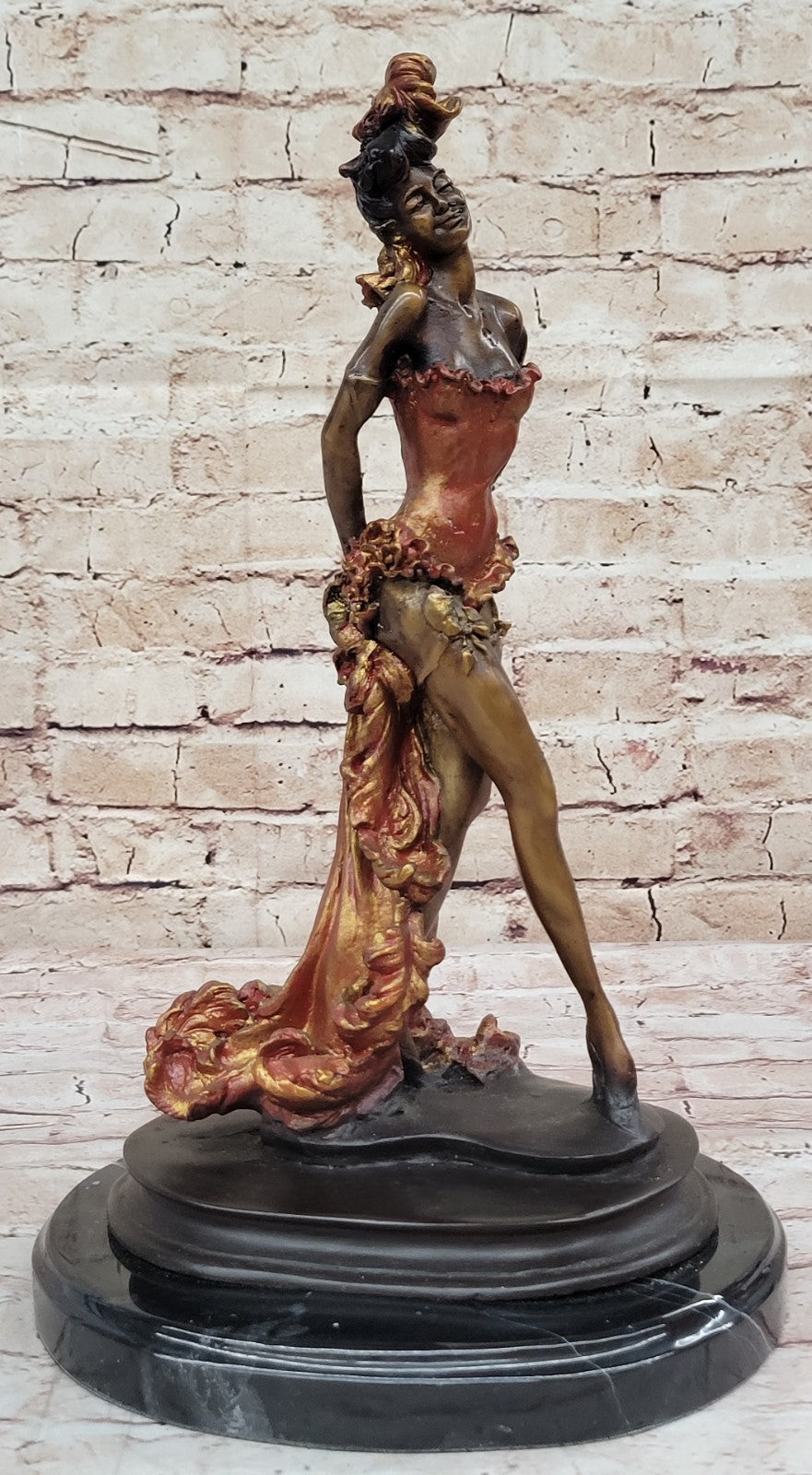 Bronze Wild Modern Contemporary Dance or Dancing sculpture by artist Collett