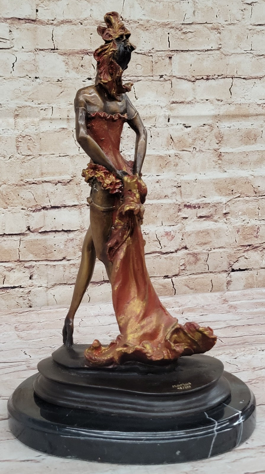 Bronze Wild Modern Contemporary Dance or Dancing sculpture by artist Collett