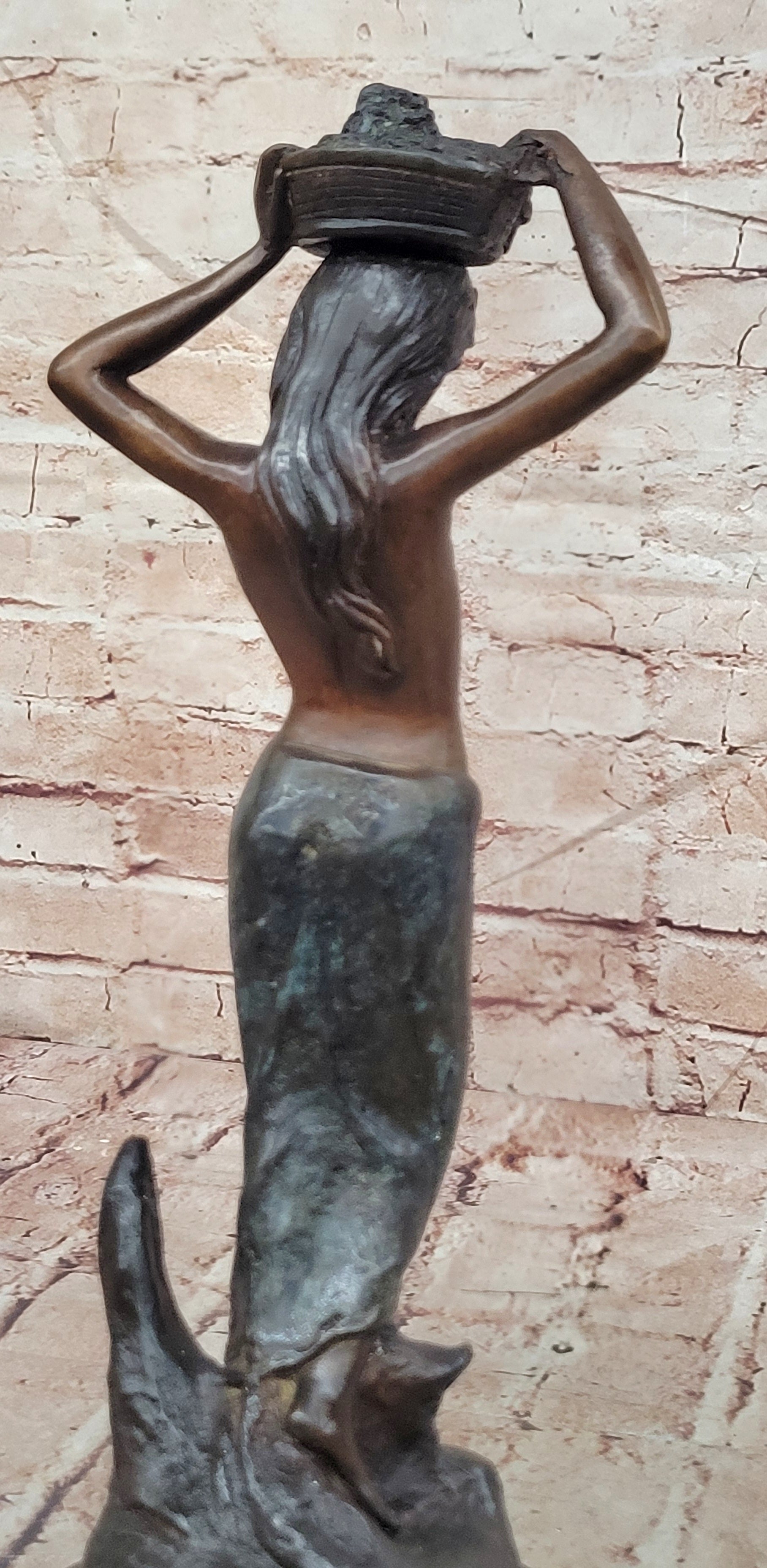 Collette Bronze Woman Figurine Limited Edition Art Deco Sculpture Home Decor Statue