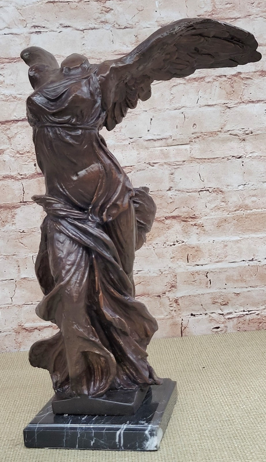 Hot Cast Large Female Victory Bronze Classic Famous Artwork Sculpture Statue Art