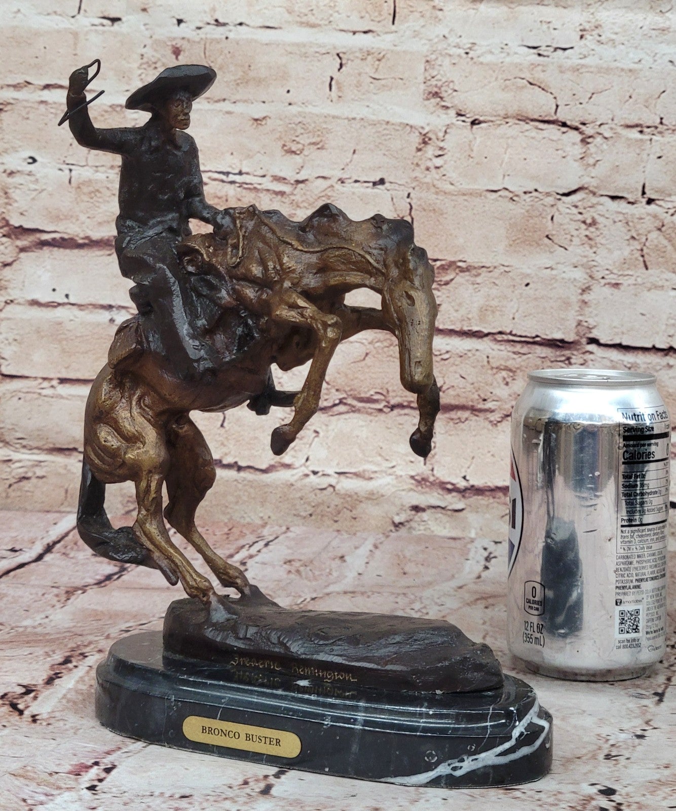 Bronco Buster by Remington Bronze Sculpture Art Deco Hot Cast Figurine Figure