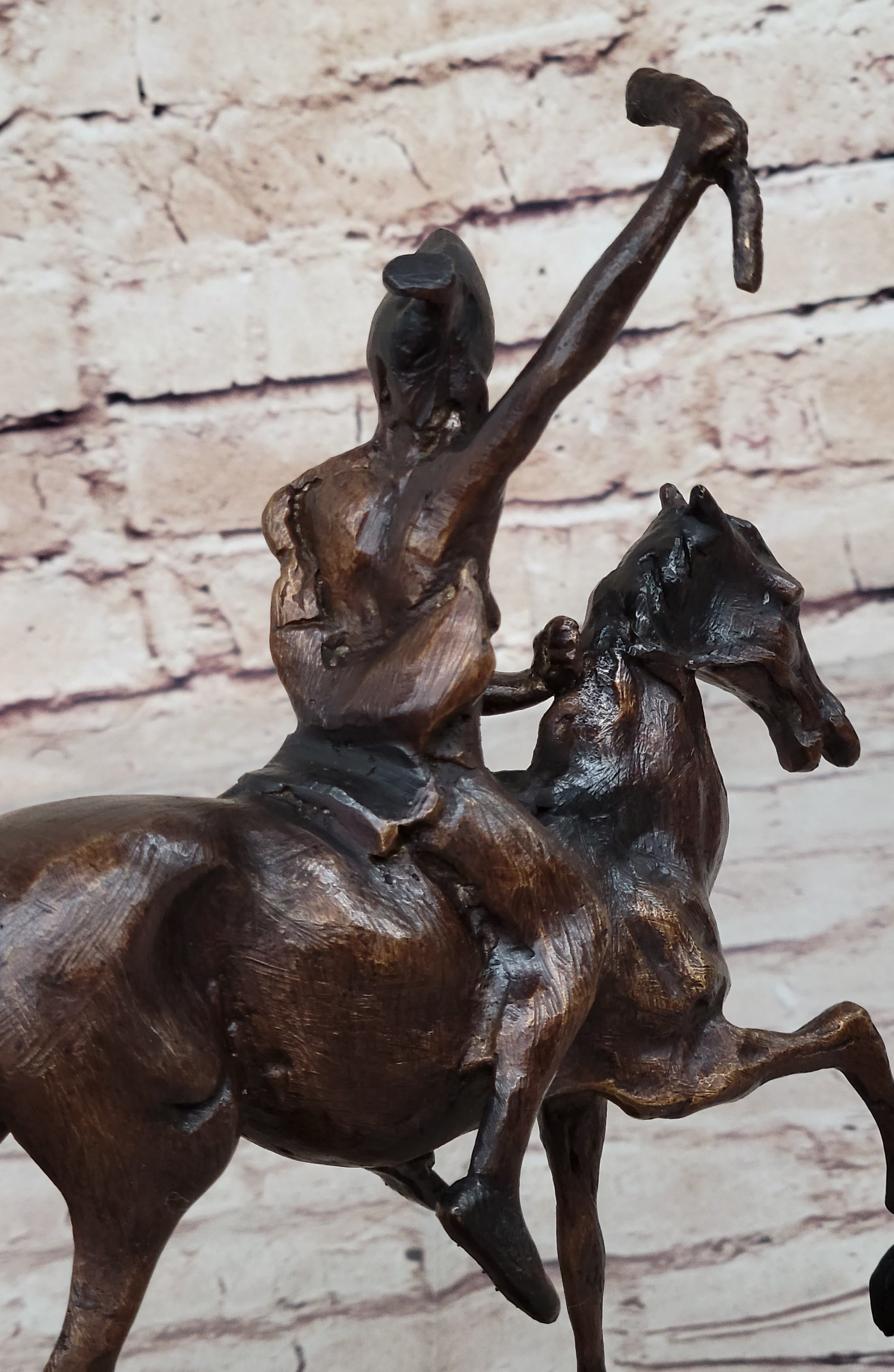 Handcrafted bronze sculpture SALE Base~ Marble On Scalp~ Remington~The Federick