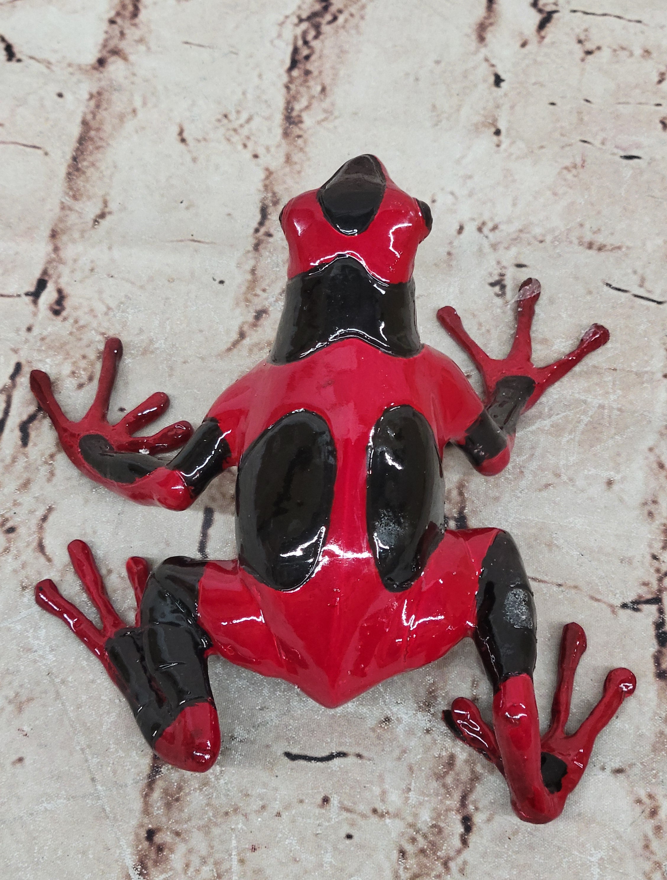 Hand Made Frogman Frog Bronze Statue: Classic Limited Edition Artwork