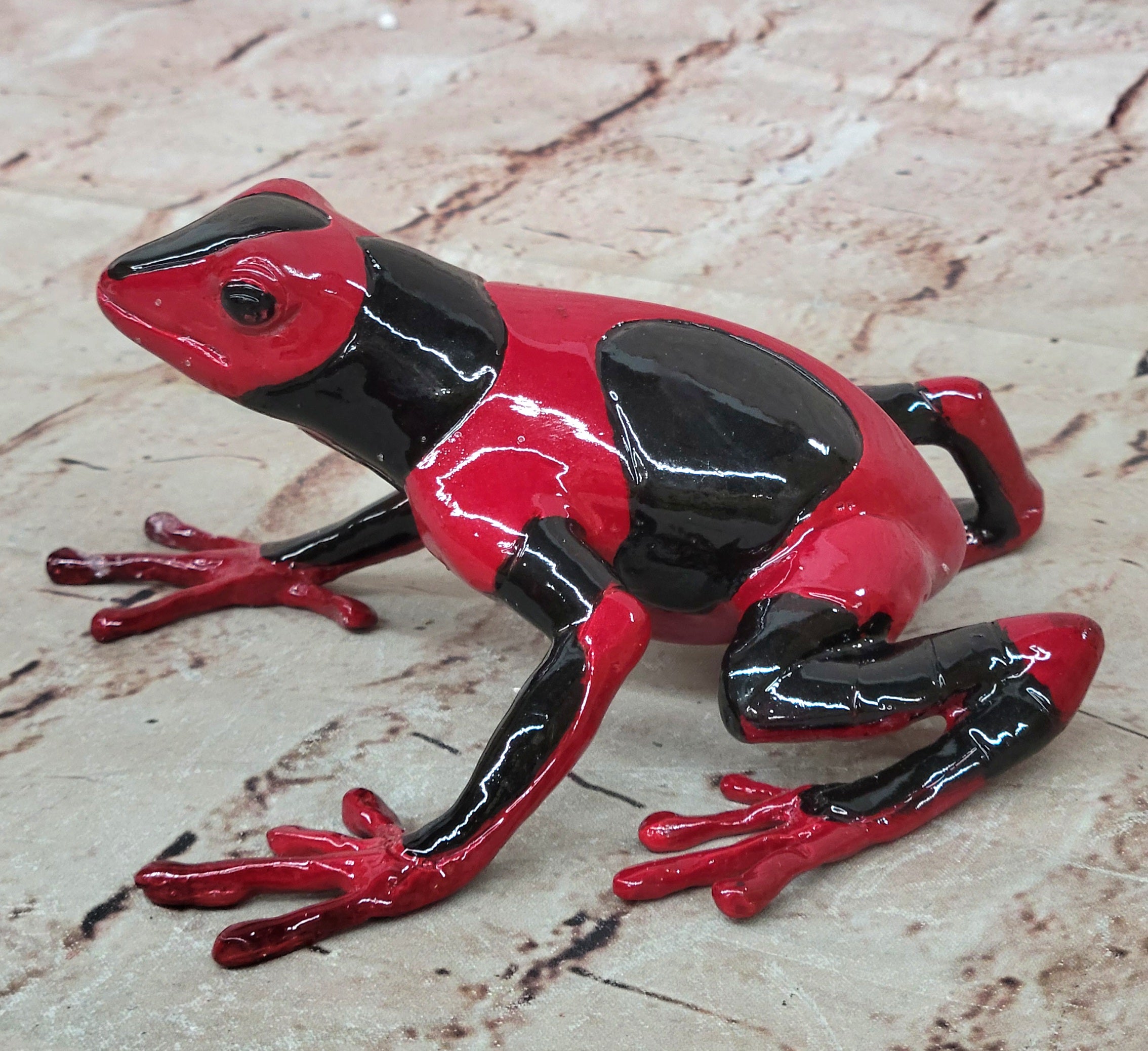 Hand Made Frogman Frog Bronze Statue: Classic Limited Edition Artwork