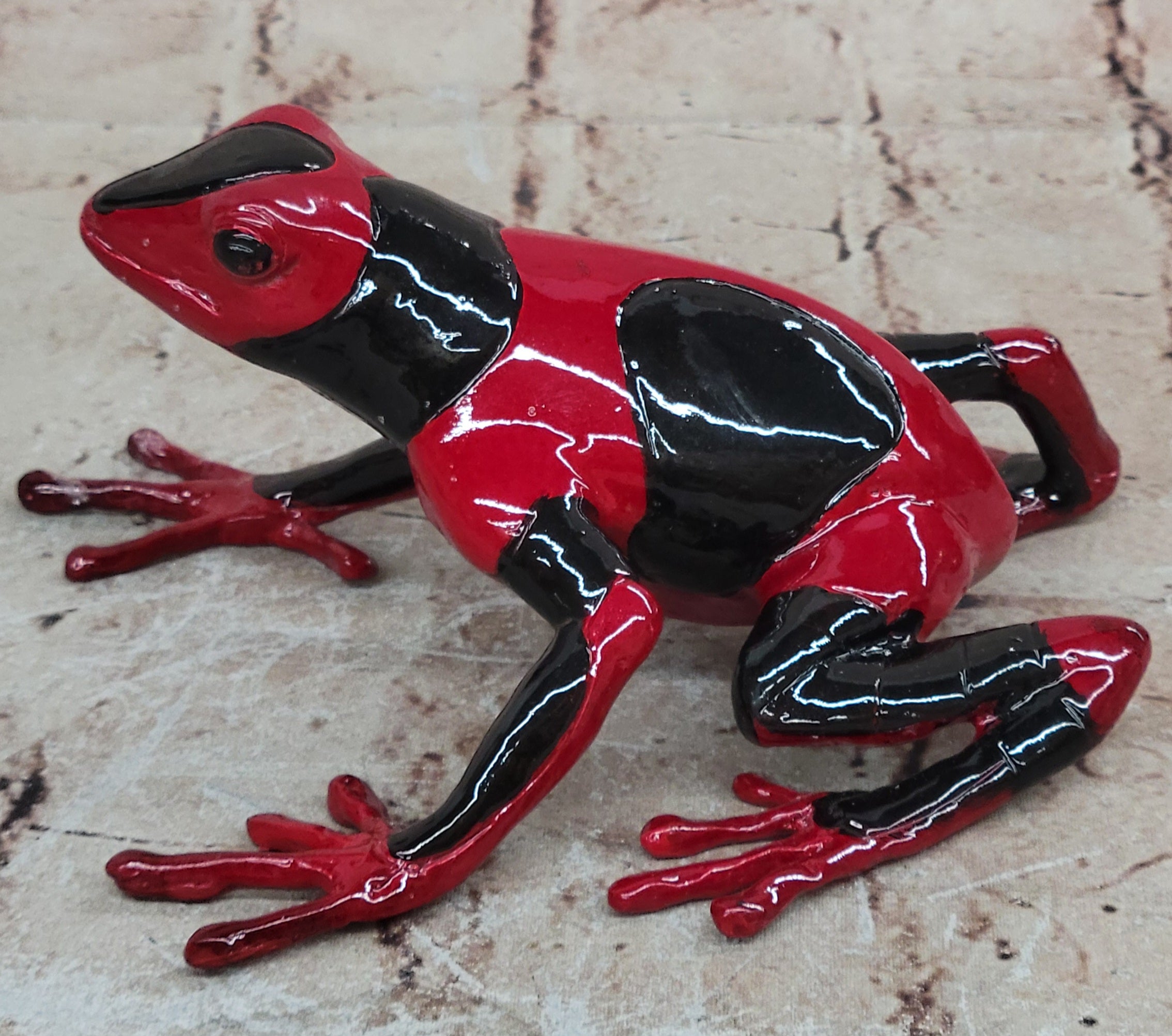 Hand Made Frogman Frog Bronze Statue: Classic Limited Edition Artwork