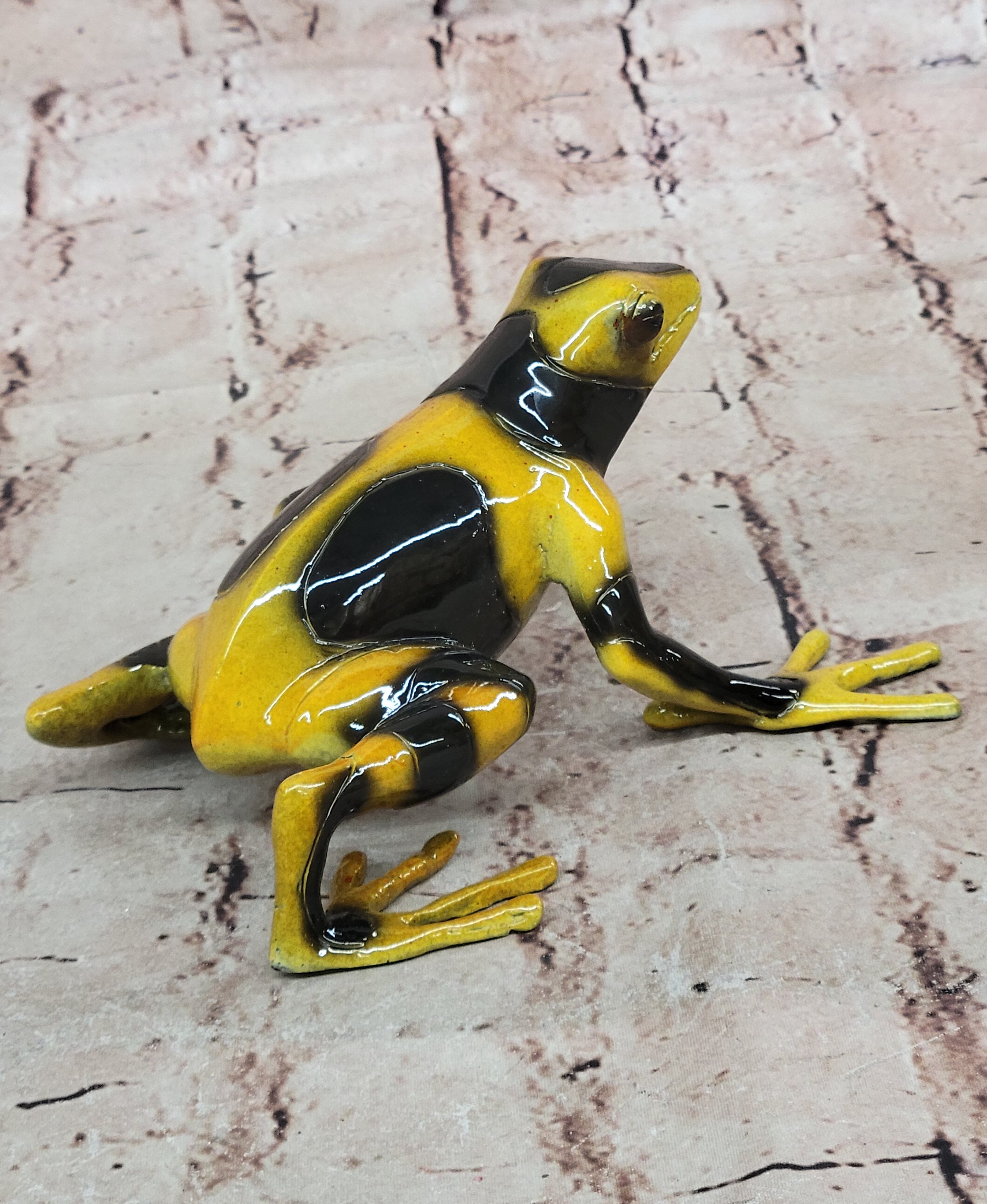 Genuine Bronze Frogman Sculpture: Handcrafted Artwork for Home Office