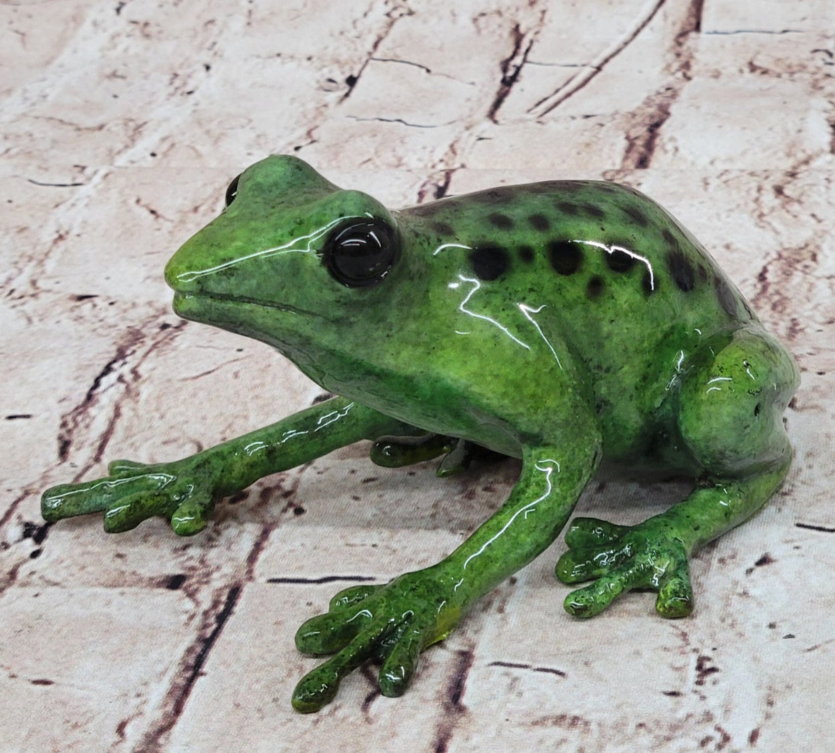 Collectible Bronze Frog Sculpture: Frogman Limited Edition for Garden Decoration