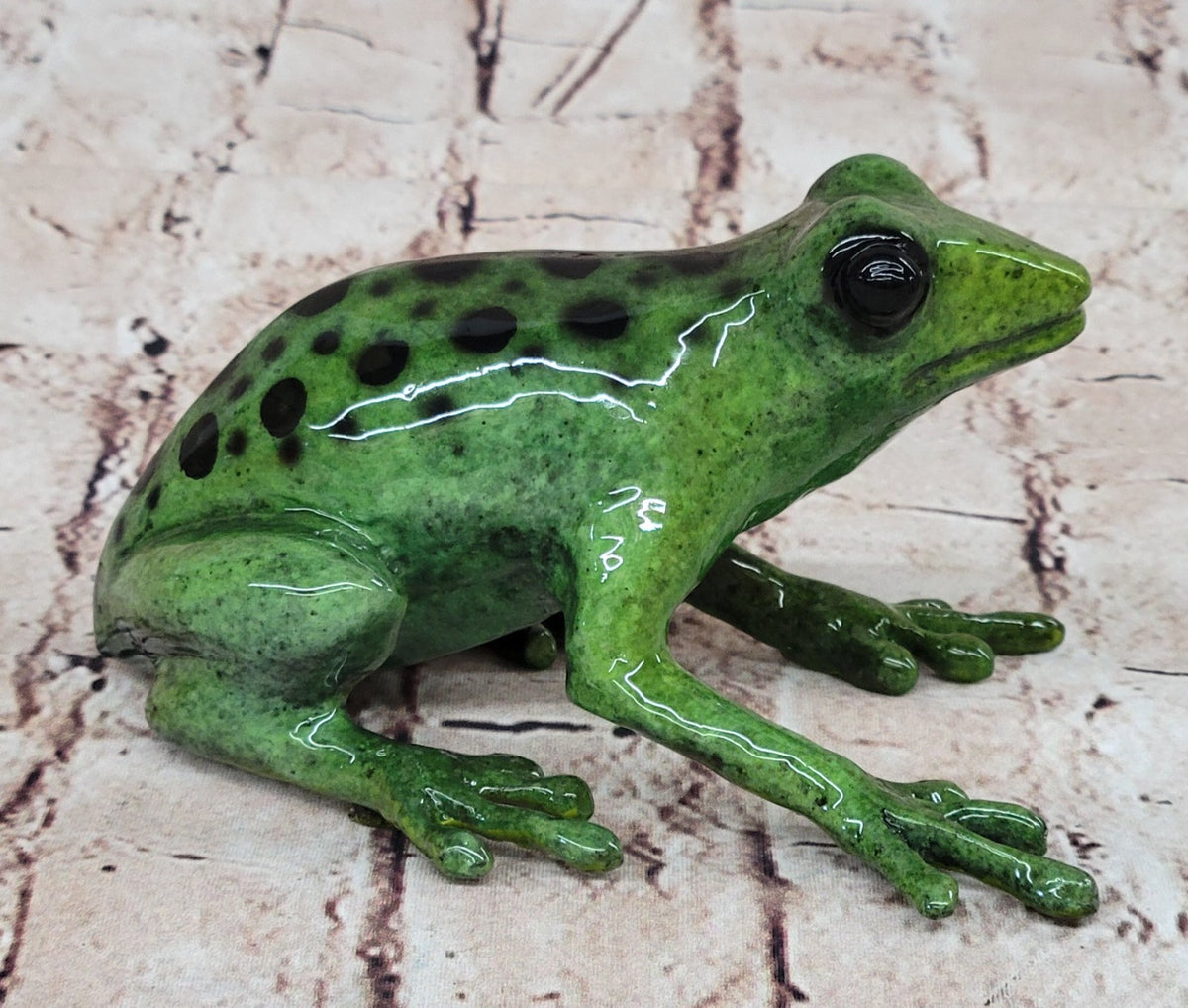 Collectible Bronze Frog Sculpture: Frogman Limited Edition for Garden Decoration