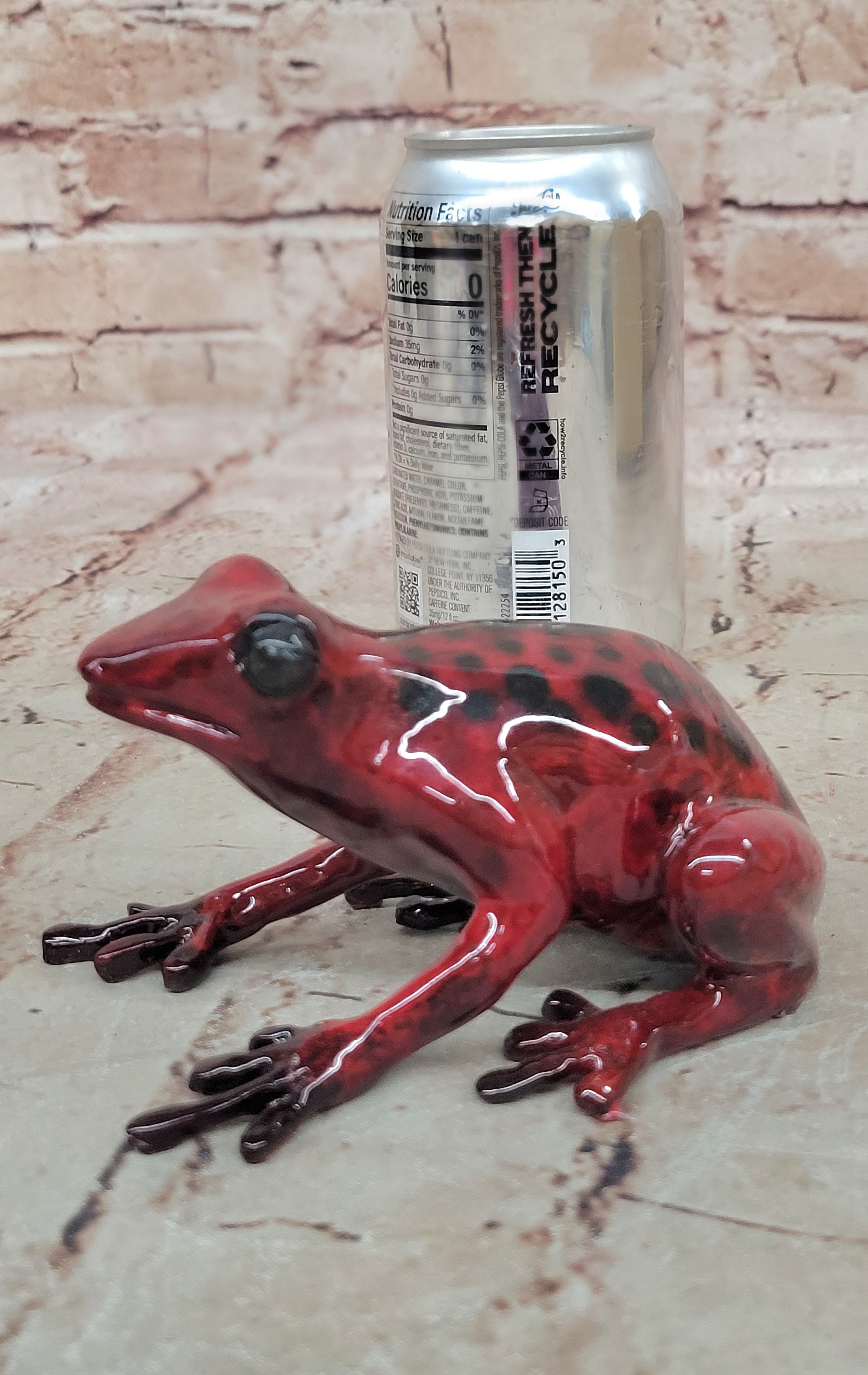 Hand Made Vienna Bronze Frog Statue: Signed Limited Edition Collectible Sculpture