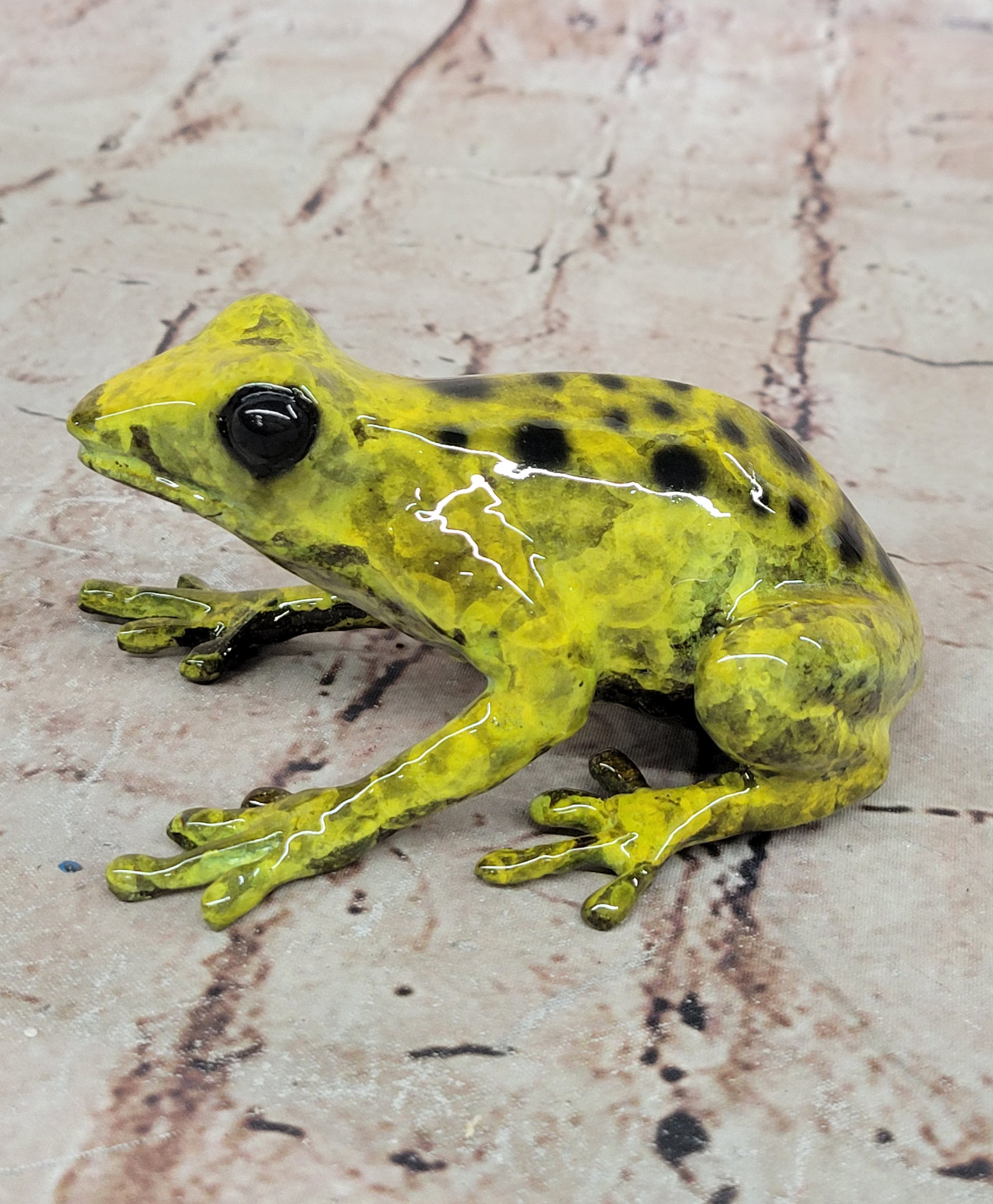 Signed Limited Edition Frogman Sunset Bronze Sculpture: 2006 Collectible