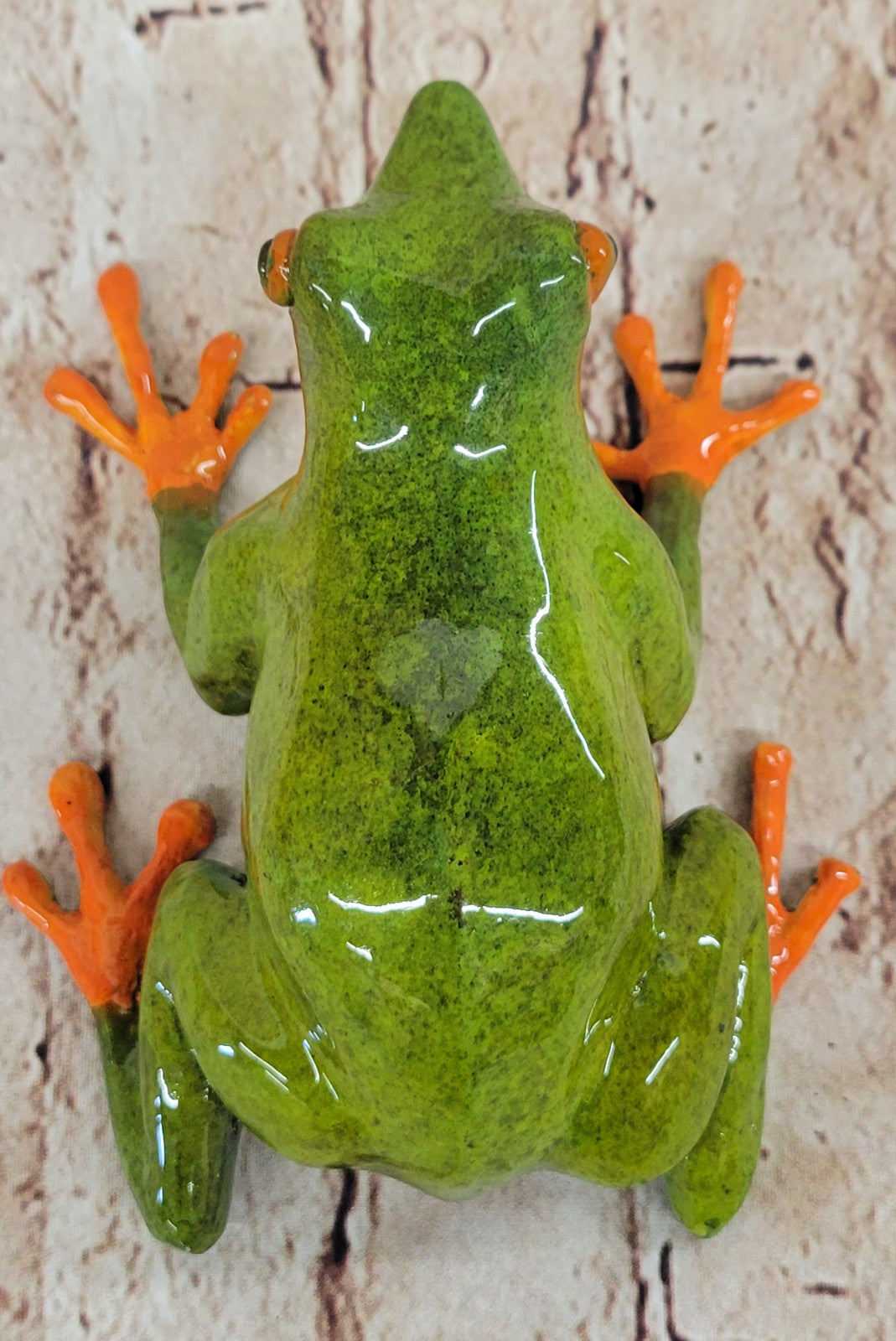 Collectible Bronze Frogman Sculpture Statue Numbered Forest Baby Toad Figure