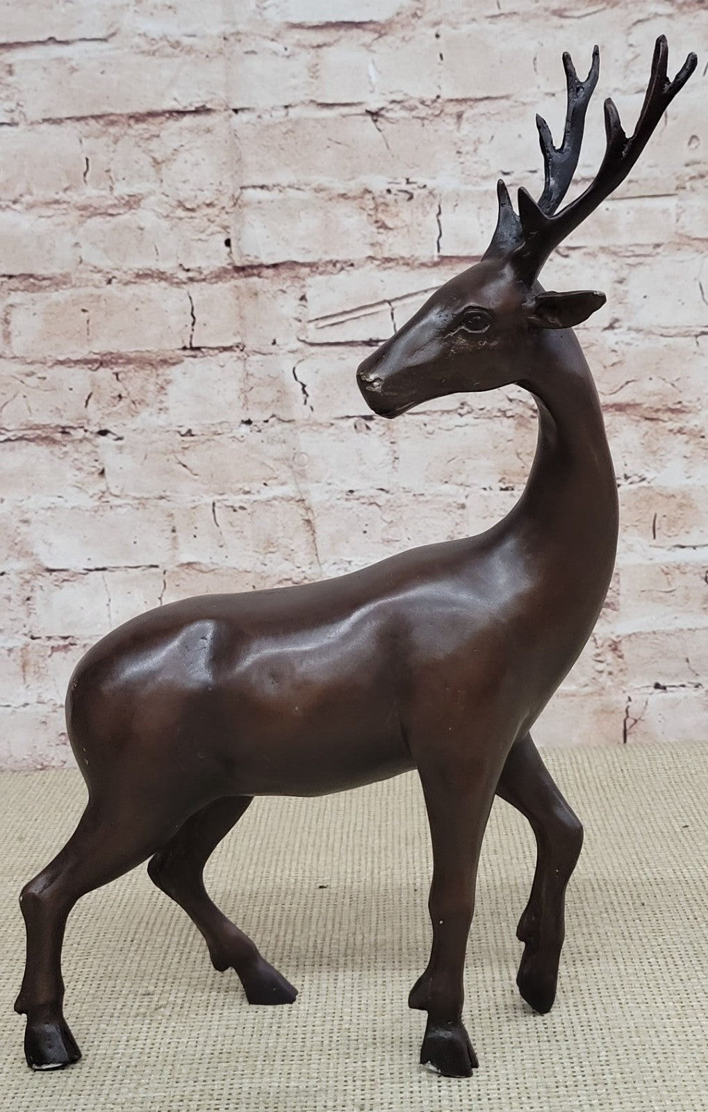 Handcrafted Huge Detailed Museum Quality Work Stag LTD Edition Cabin Decorative