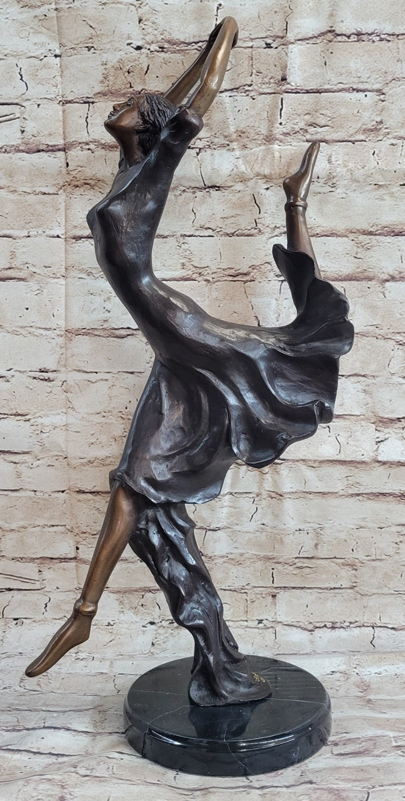 Bronze Wild Modern Contemporary Dance or Dancing sculpture by artist Collett
