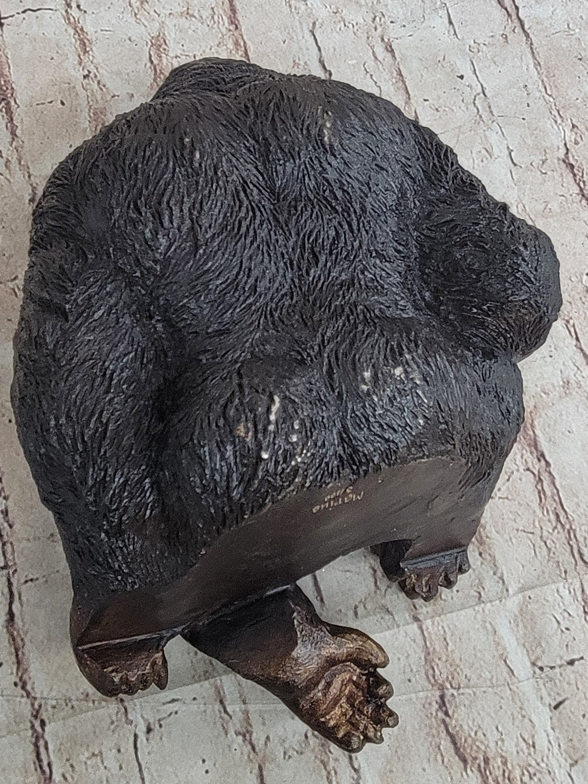 Collectible Bronze Kingkong Sculpture: Limited Edition Gorilla Statue Signed