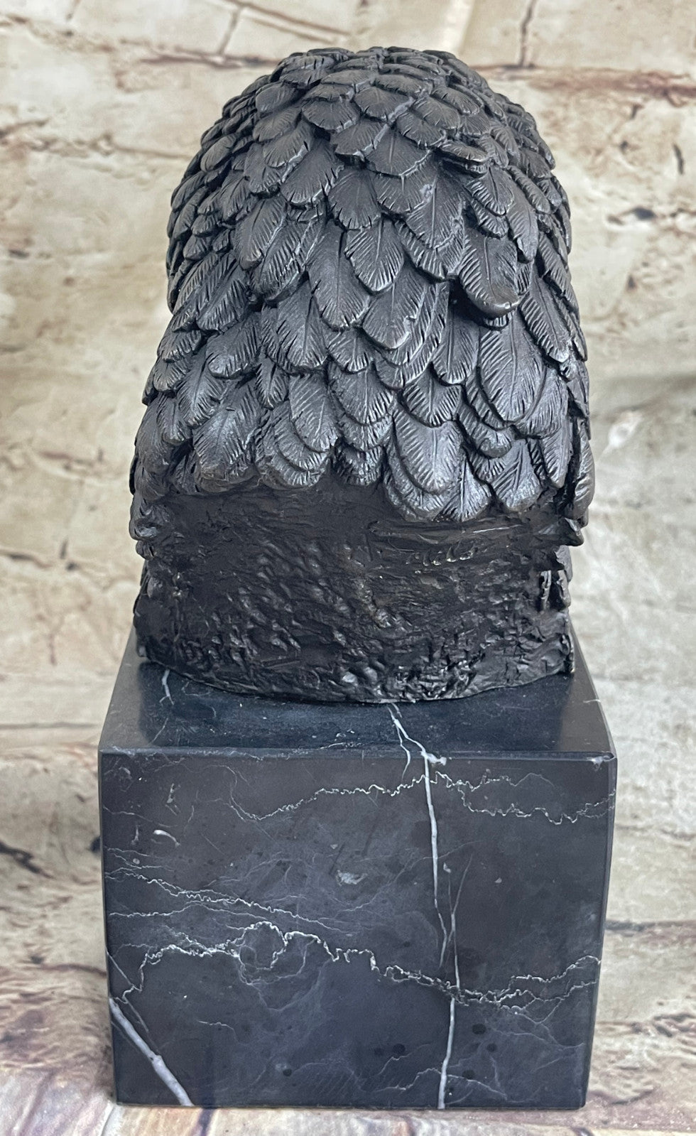 MAGNIFICENT AMERICAN BALD EAGLE BRONZE SCULPTURE MILO HAND MADE STATUE FIGURINE