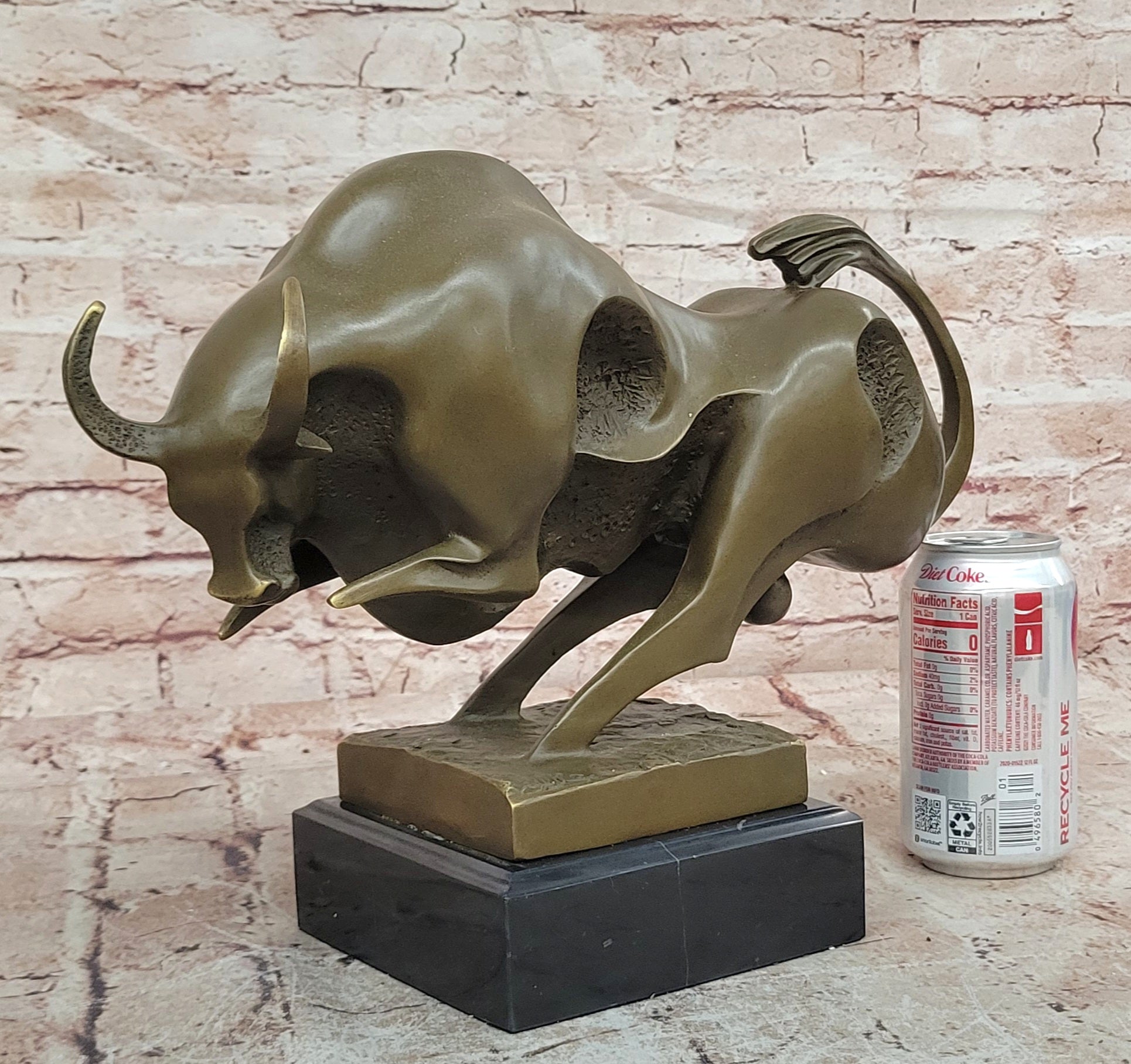 Bronze Sculpture Superb Quality Classic Artwork Bronze Sculpture Marble Base