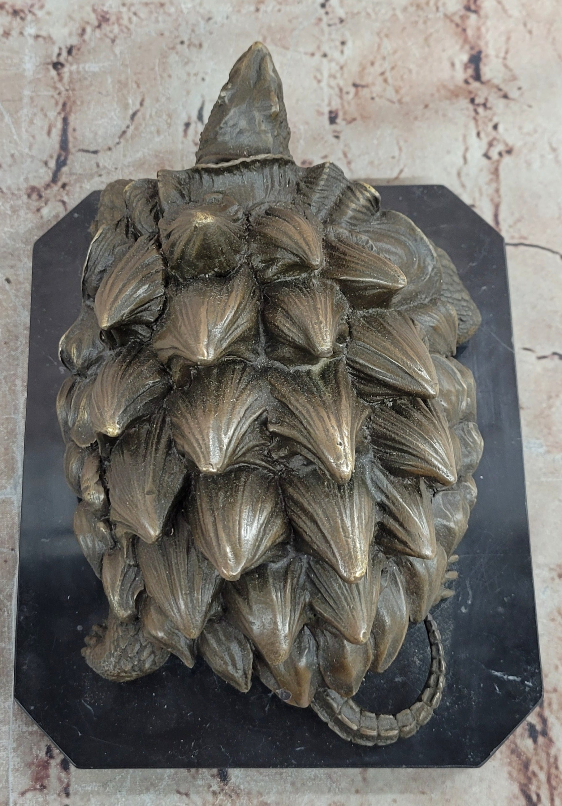 Handcrafted Milo Bronze Snapping Turtle Sculpture Detailed Hot Cast Artwork