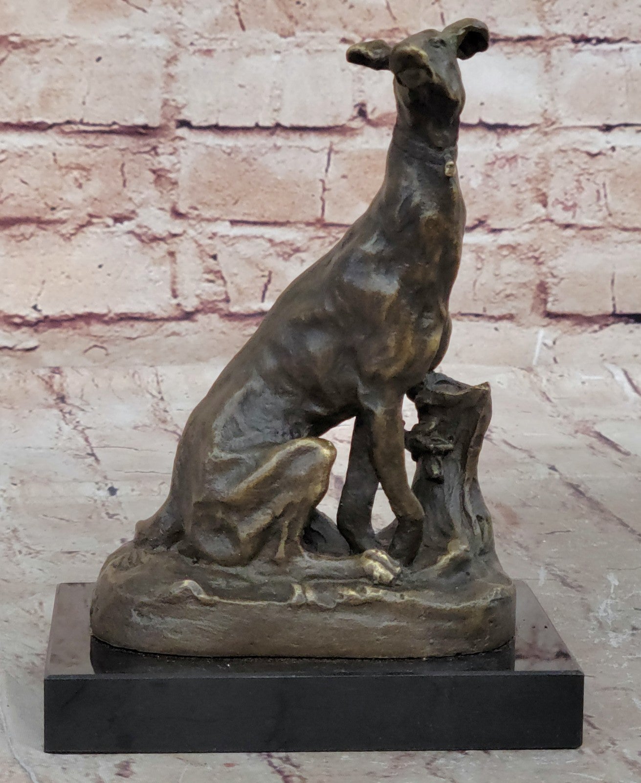 Vienna Bronze Greyhound Dog Animal Pet Bronze Trophy Sculpture Statue Figurine