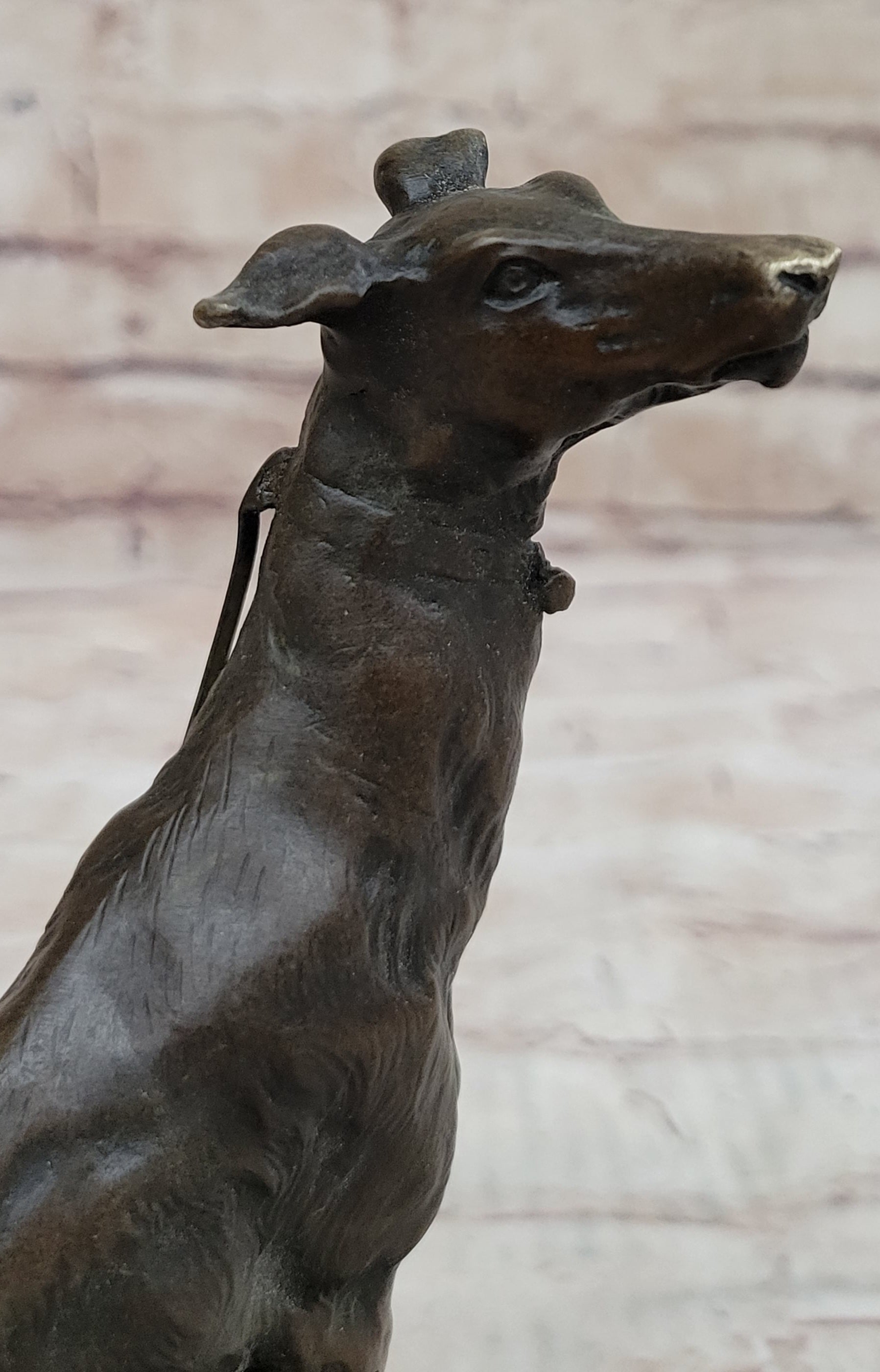 Vienna Bronze Greyhound Dog Animal Pet Bronze Trophy Sculpture Statue Figurine