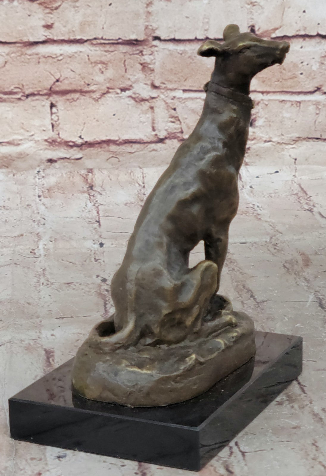 Vienna Bronze Greyhound Dog Animal Pet Bronze Trophy Sculpture Statue Figurine
