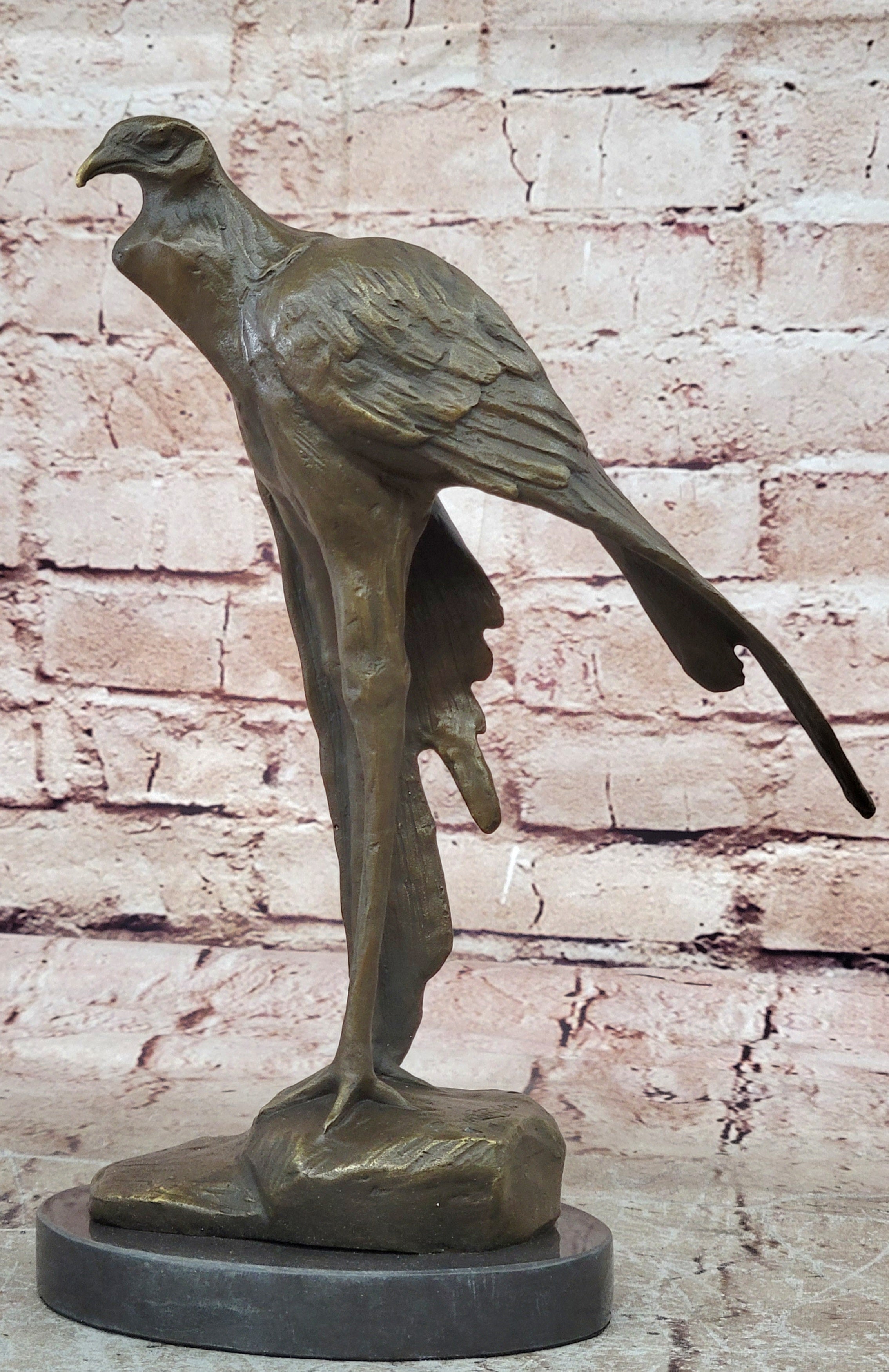 Sculpture/Statue bronze véritable nouveau/Art décor L`ECHASSIER Signé Moigniez