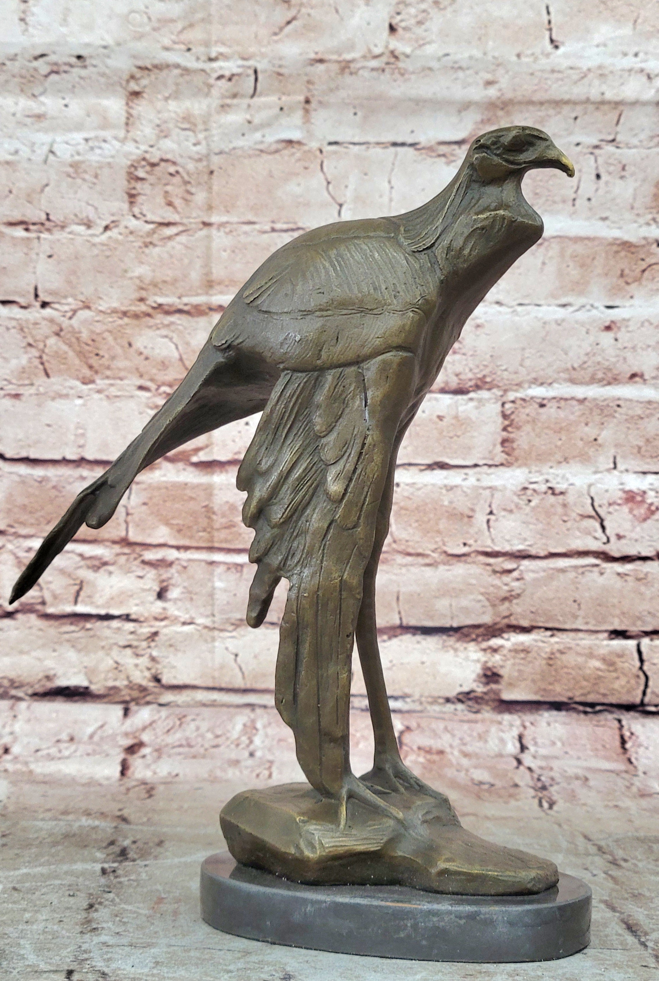 Sculpture/Statue bronze véritable nouveau/Art décor L`ECHASSIER Signé Moigniez