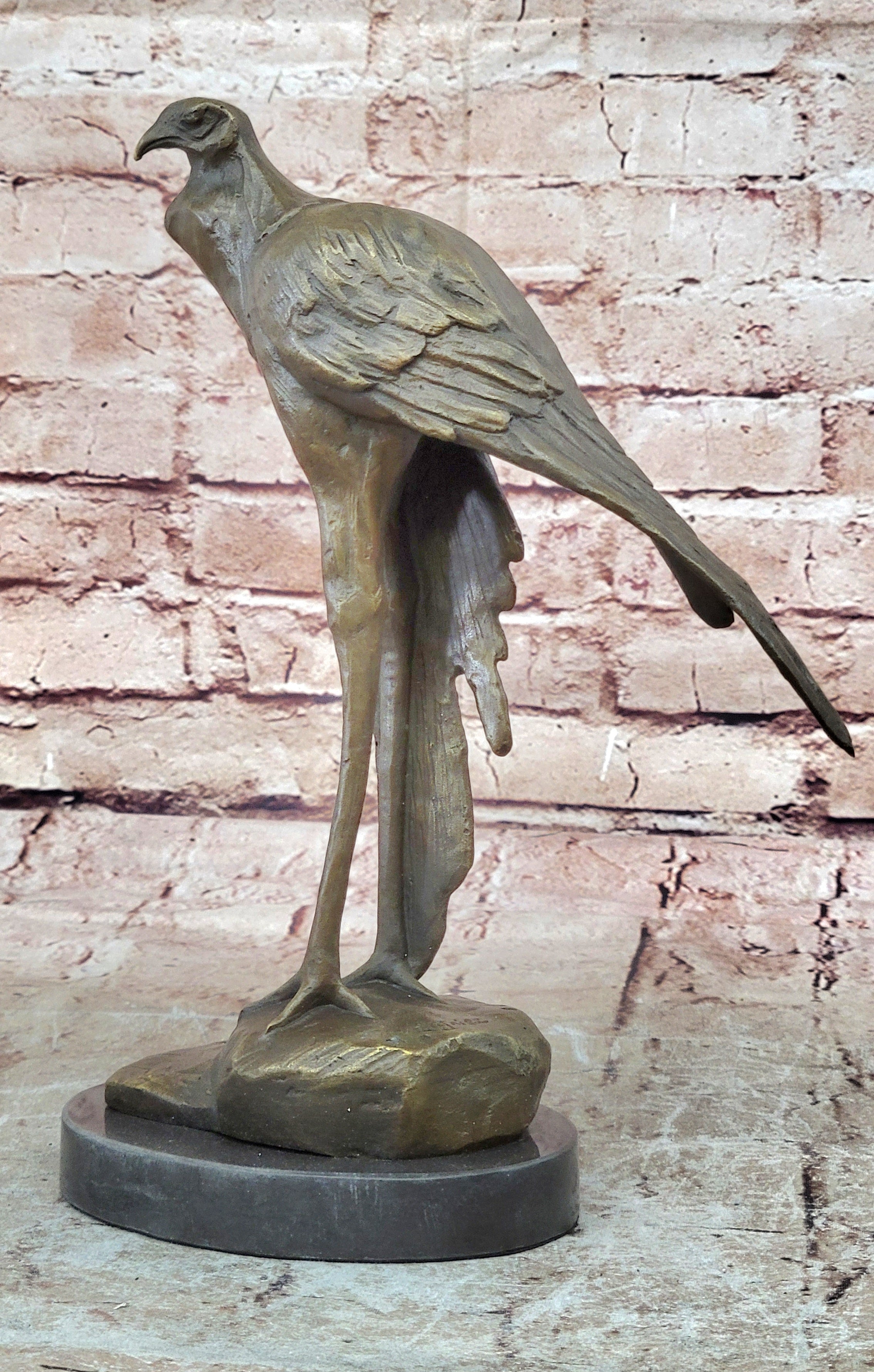 Sculpture/Statue bronze véritable nouveau/Art décor L`ECHASSIER Signé Moigniez