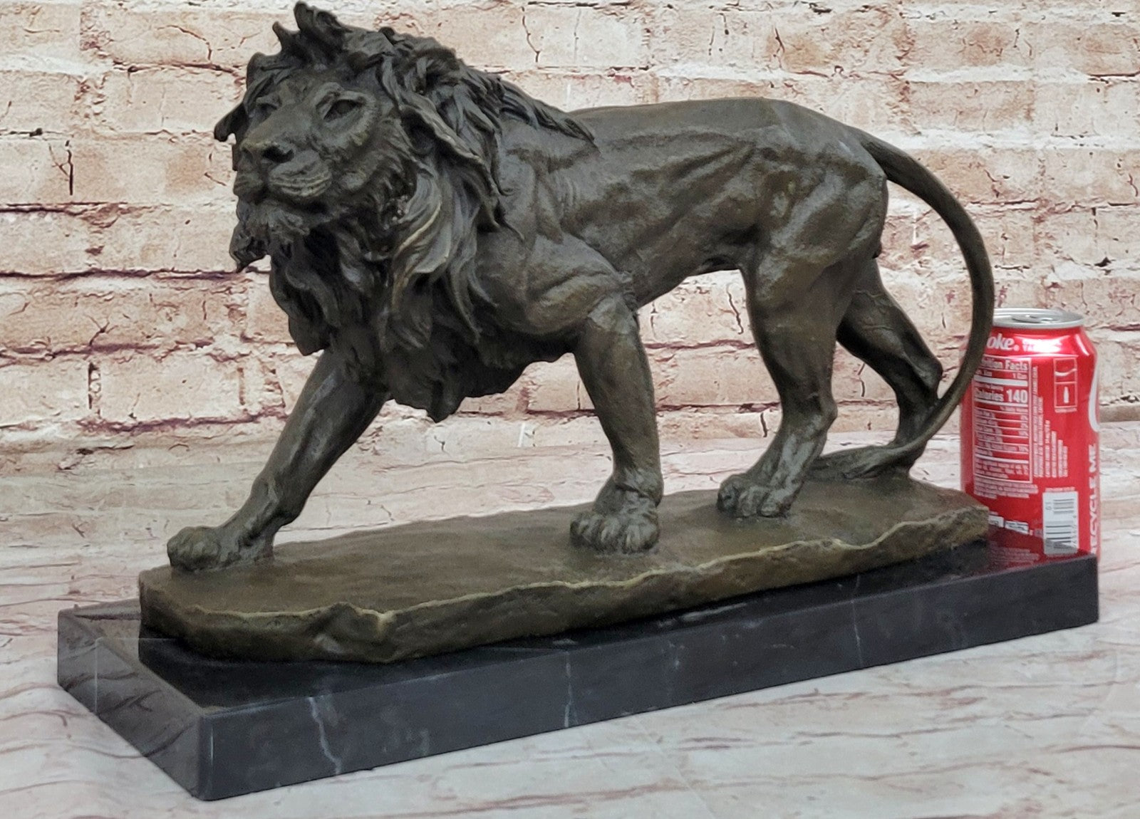 Collectible Edition: Milo`s Male Lion King - Signed Bronze Sculpture Sale